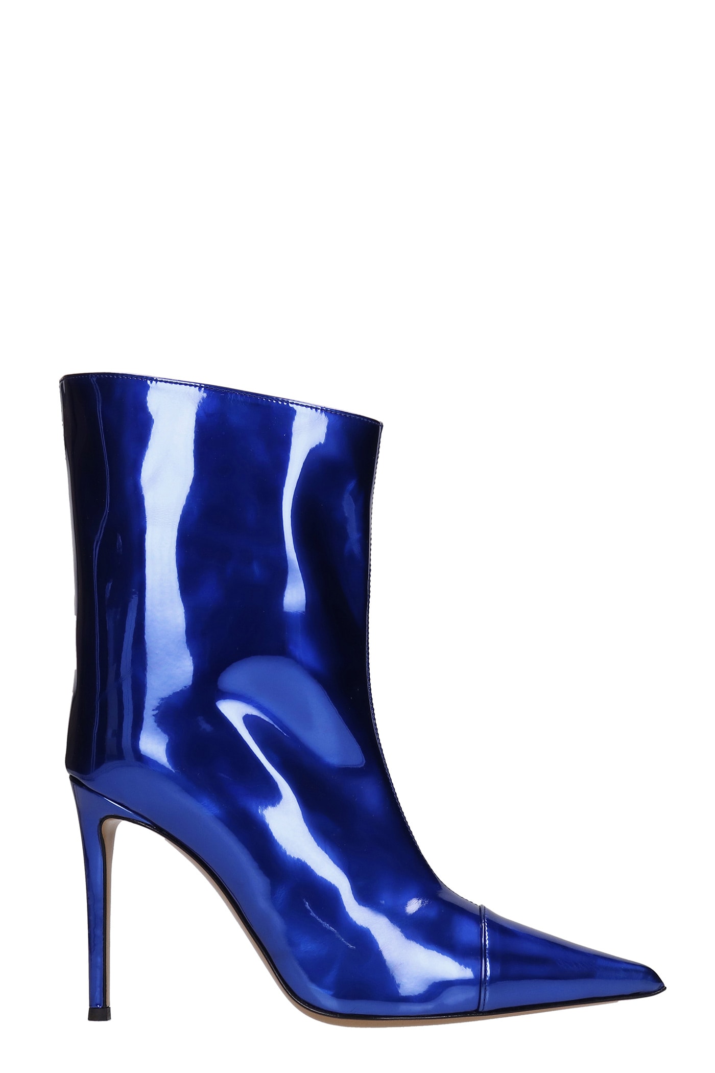 electric blue booties