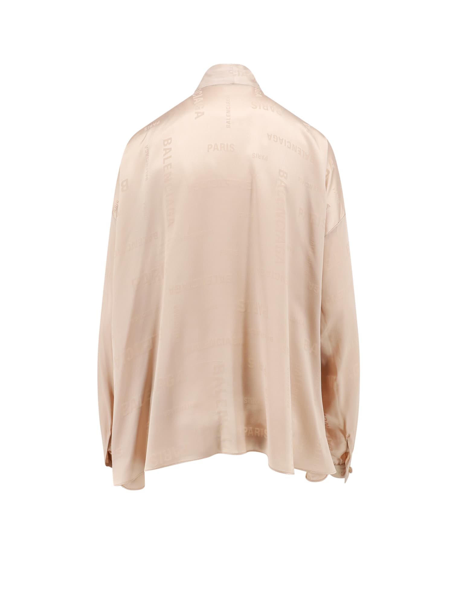 Shop Balenciaga Shirt In Ivory
