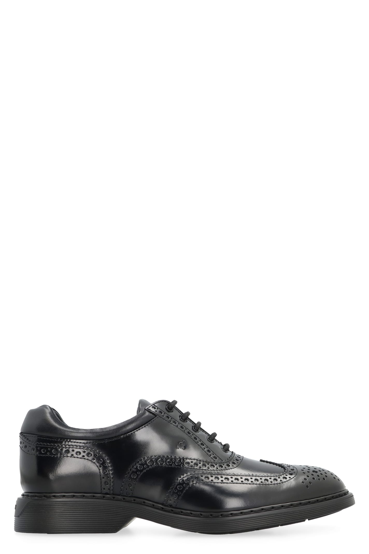 HOGAN HOGAN H576 LEATHER LACE-UP SHOES