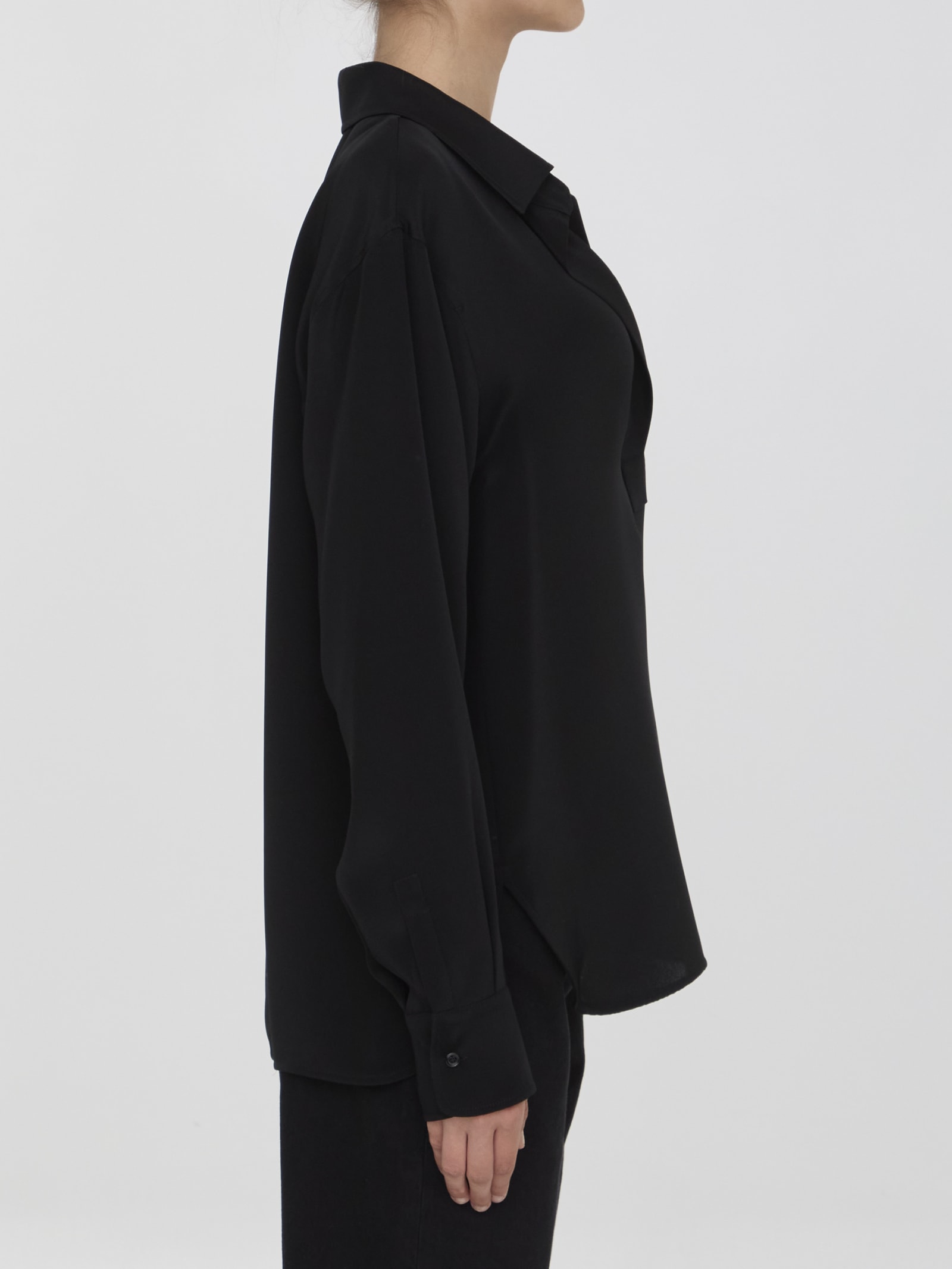 Shop Max Mara Zanzero Shirt In Black