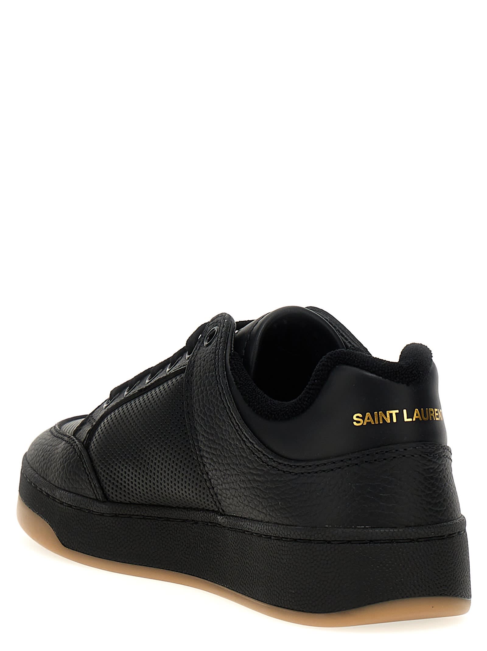 Shop Saint Laurent Sl/61 Sneakers In Black