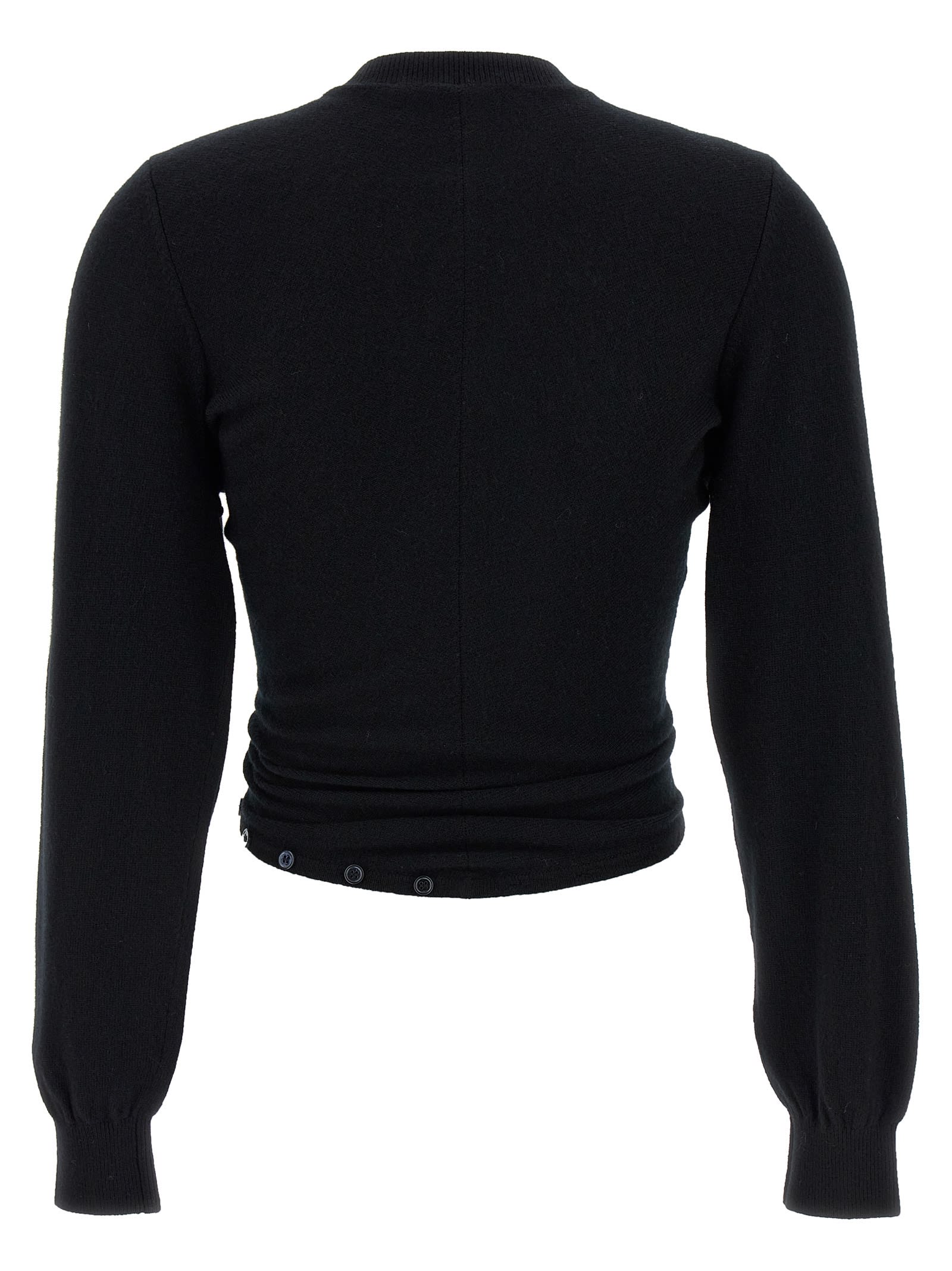 Alexander Wang T Ls Cardigan In Black