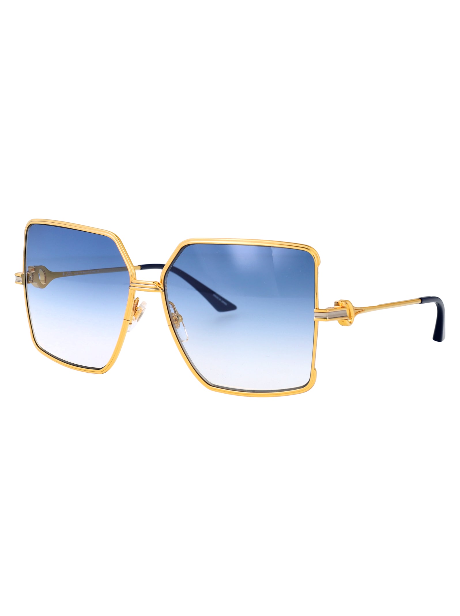 Casablanca Square-frame Gradient Sunglasses In Gold