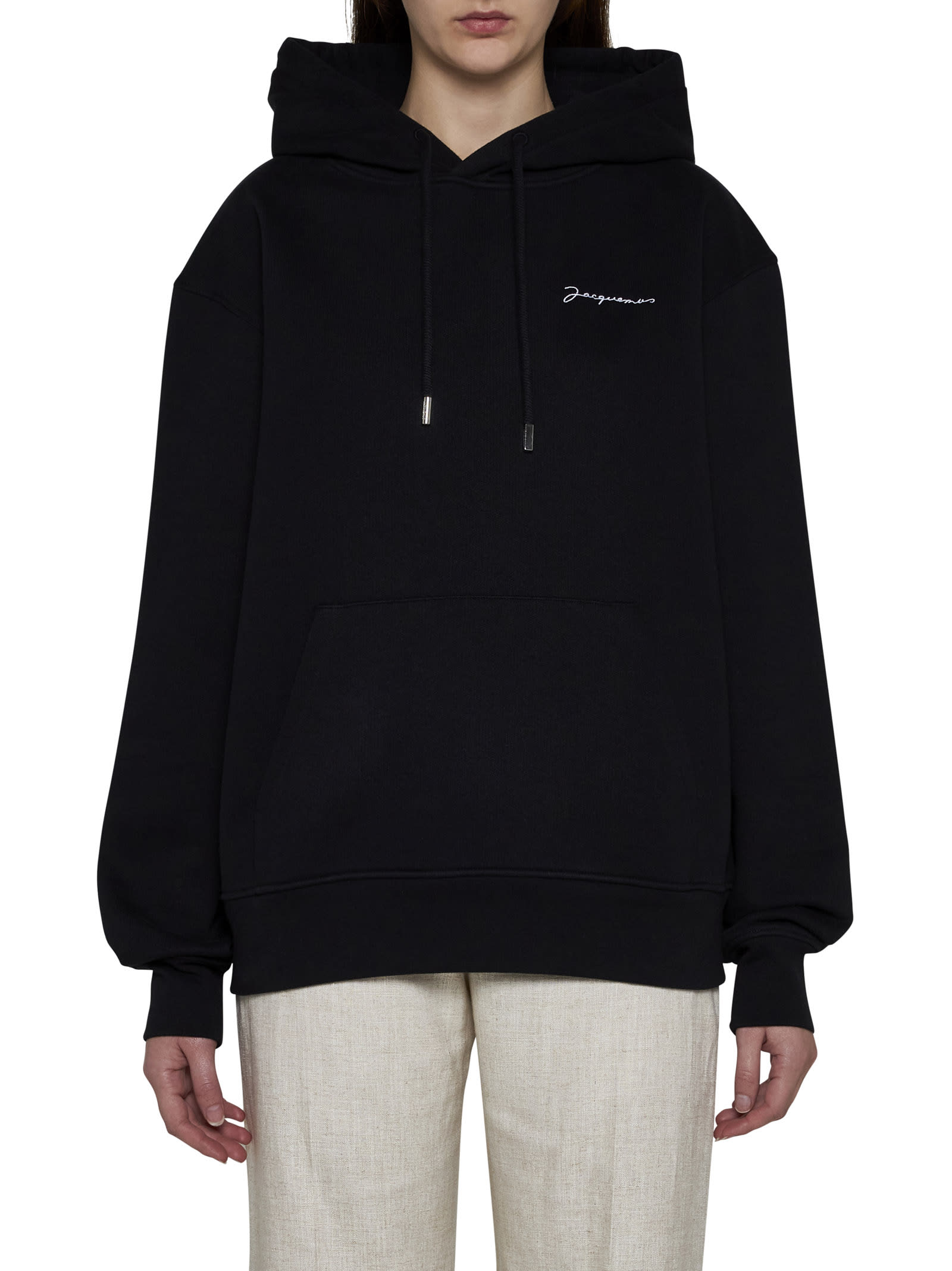 Shop Jacquemus Sweater In Black