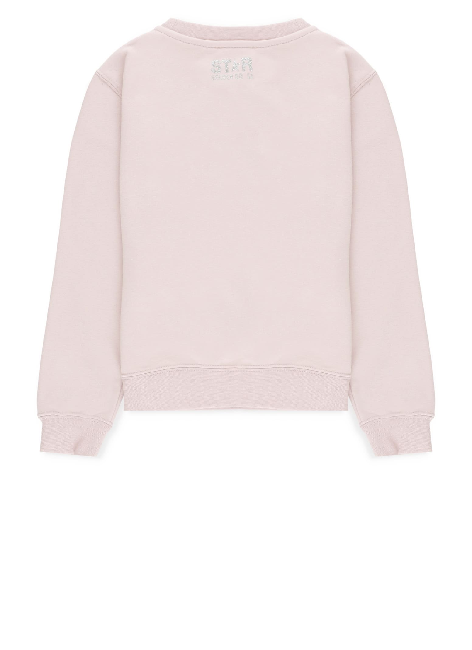 Shop Golden Goose Sweatshirt With Logo In Pink