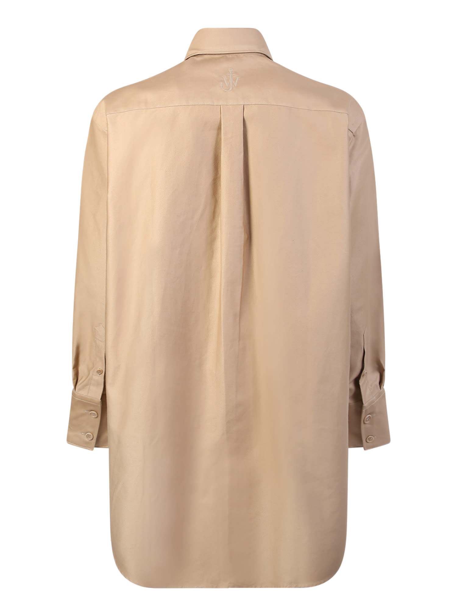 Shop Jw Anderson Beige Oversize Shirt