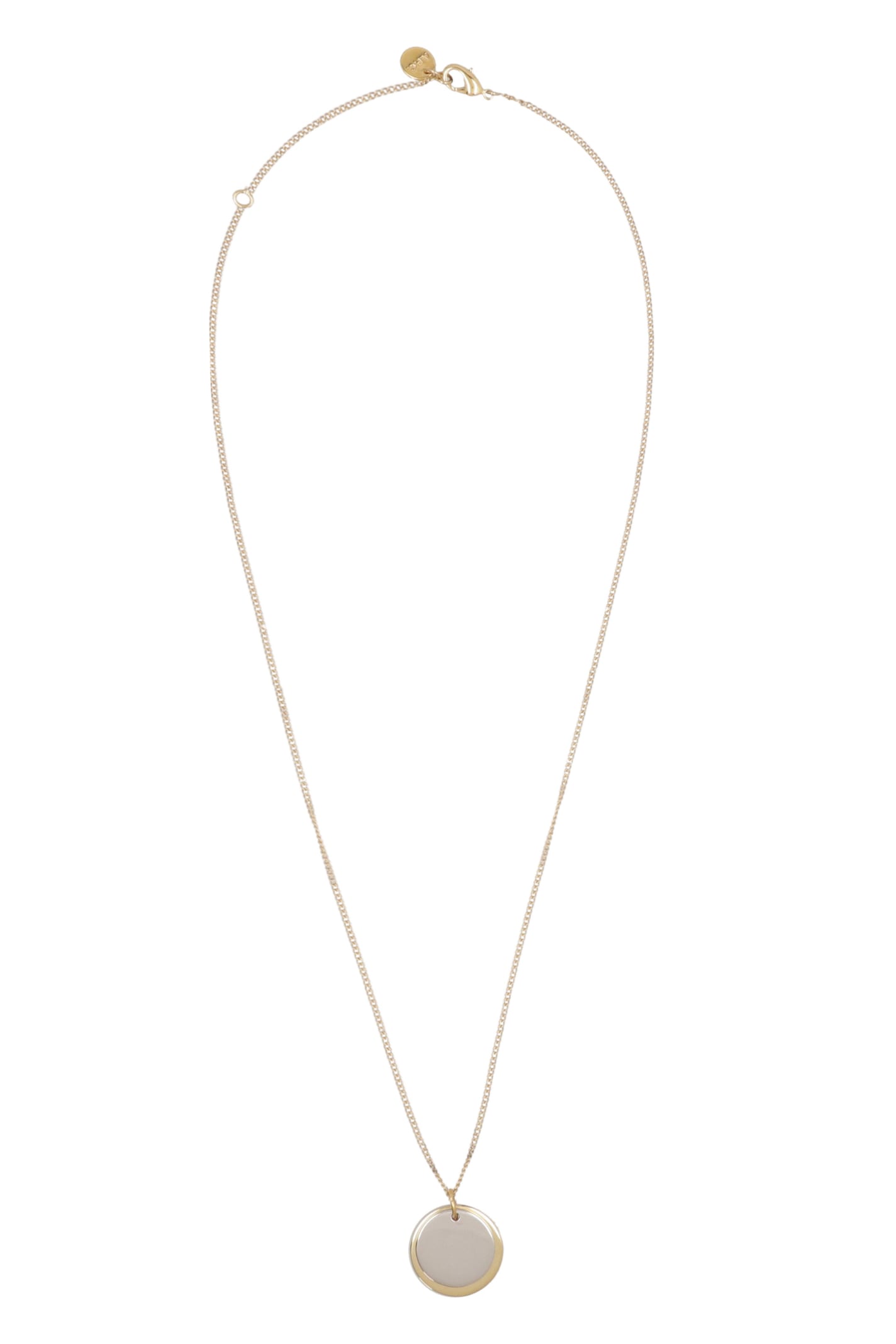 Shop Apc Eloi Necklace With Pendant In Oro