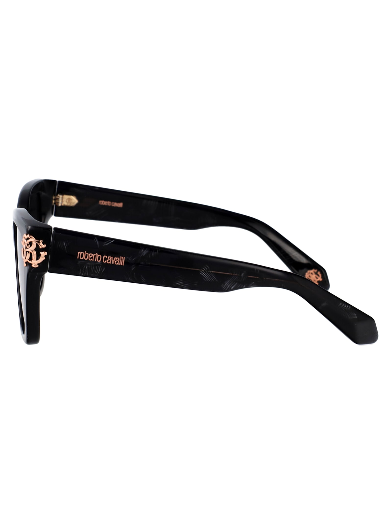Roberto Cavalli Src066m Sunglasses In Nero