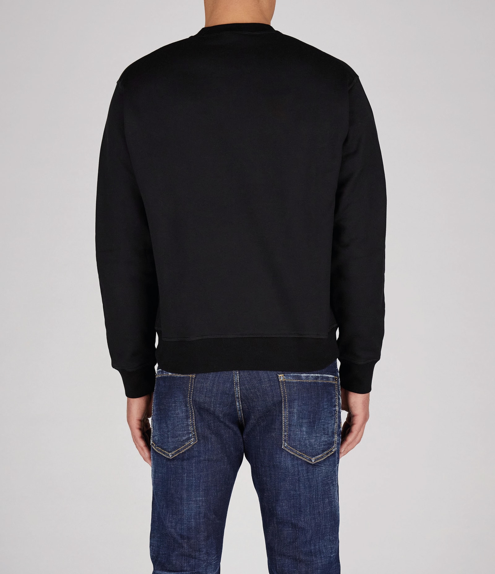 Shop Dsquared2 Sweatshirt In Black-white