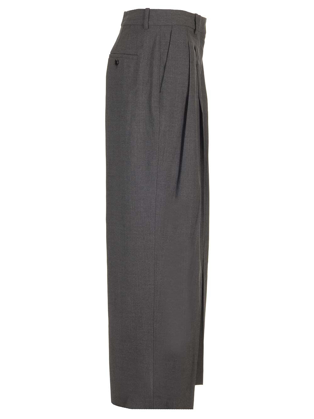 THEORY DOUBLE PLEAT TROUSERS 