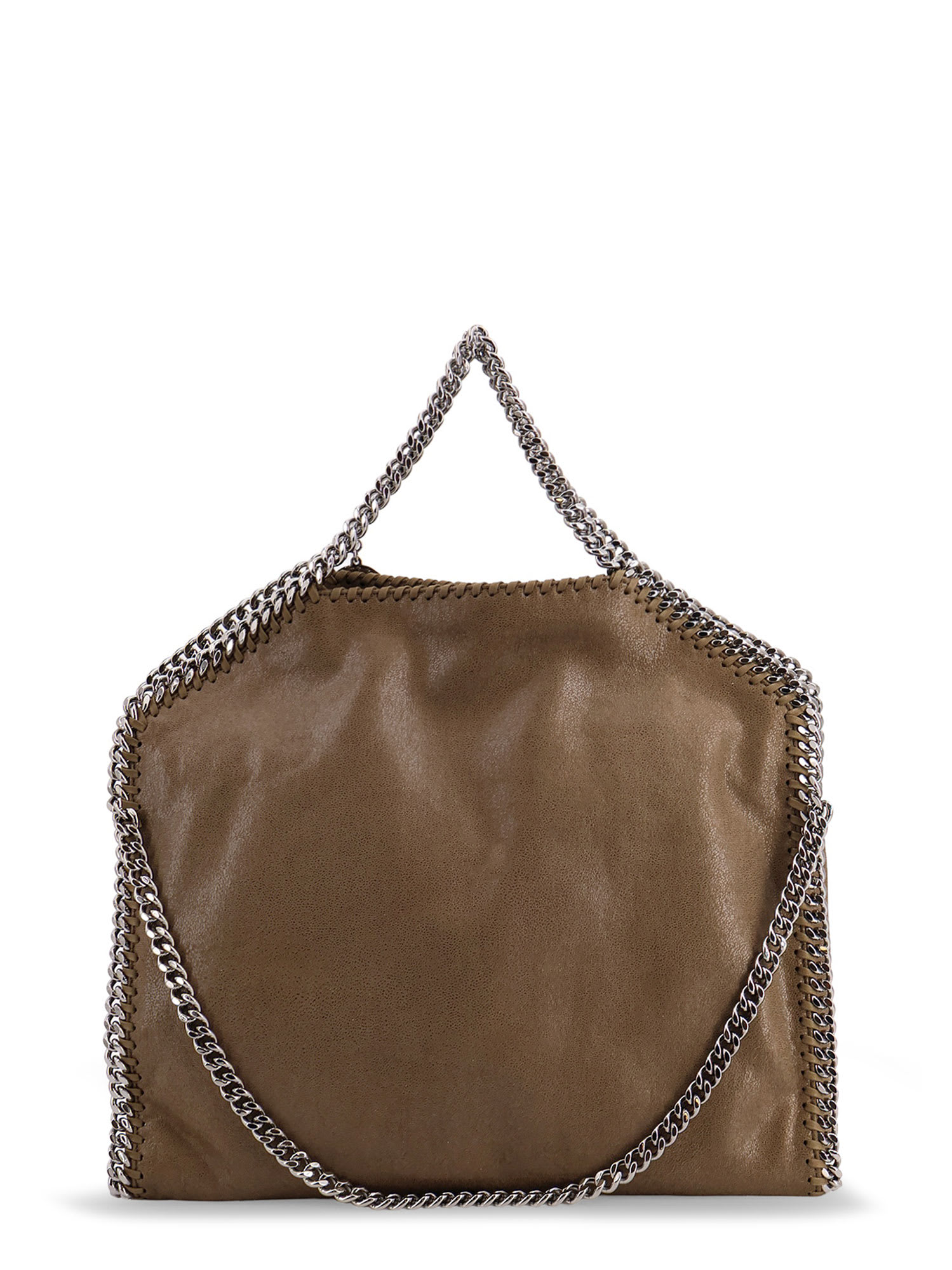 Stella Mccartney Falabella Shaggy Deer Shoulder Bag In Green