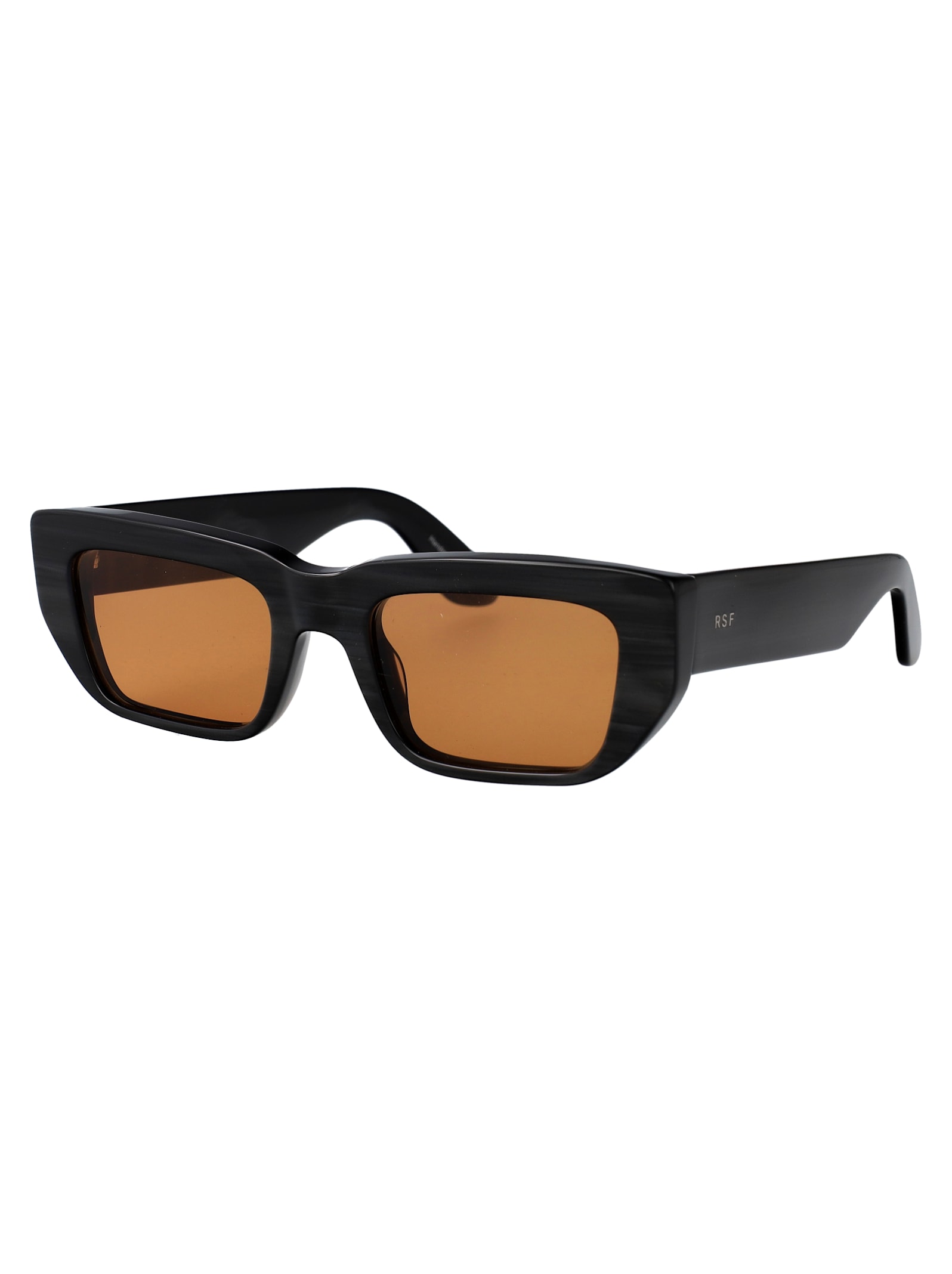 Retrosuperfuture Black Striped Acetate Sunglasses