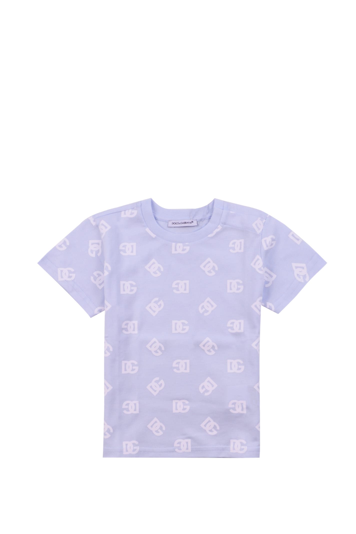 Dolce & Gabbana Cotton T-shirt With Logo Print