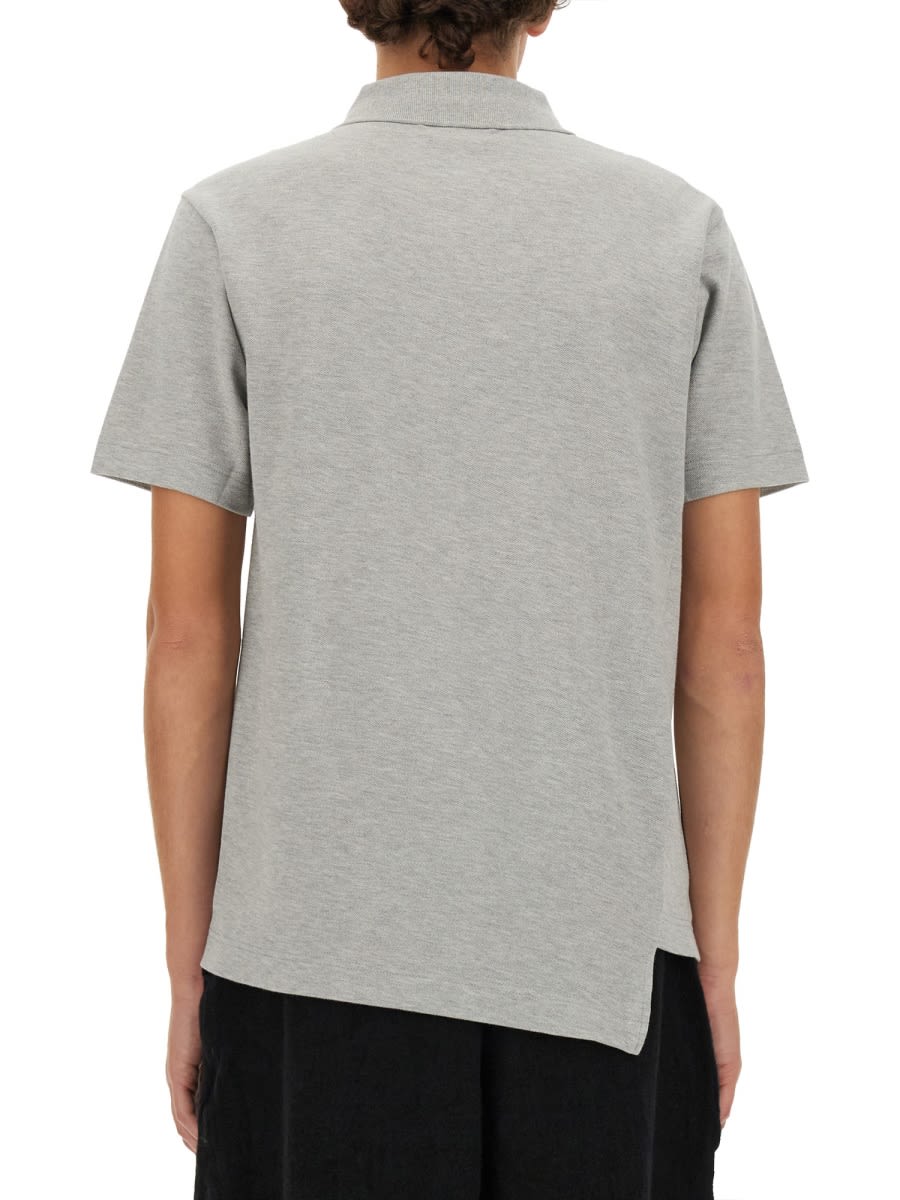 Shop Comme Des Garçons Shirt Polo  X Lacoste In Grey