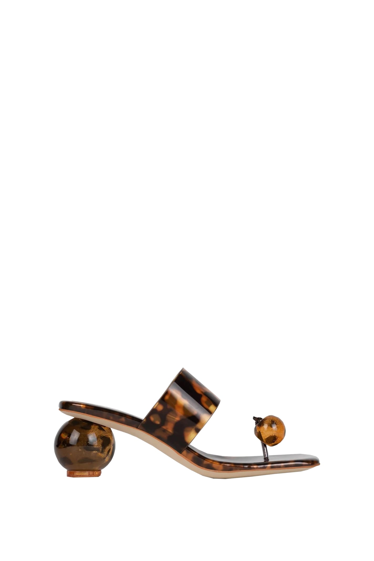 Shop Jeffrey Campbell Sandal With Heel In Brown