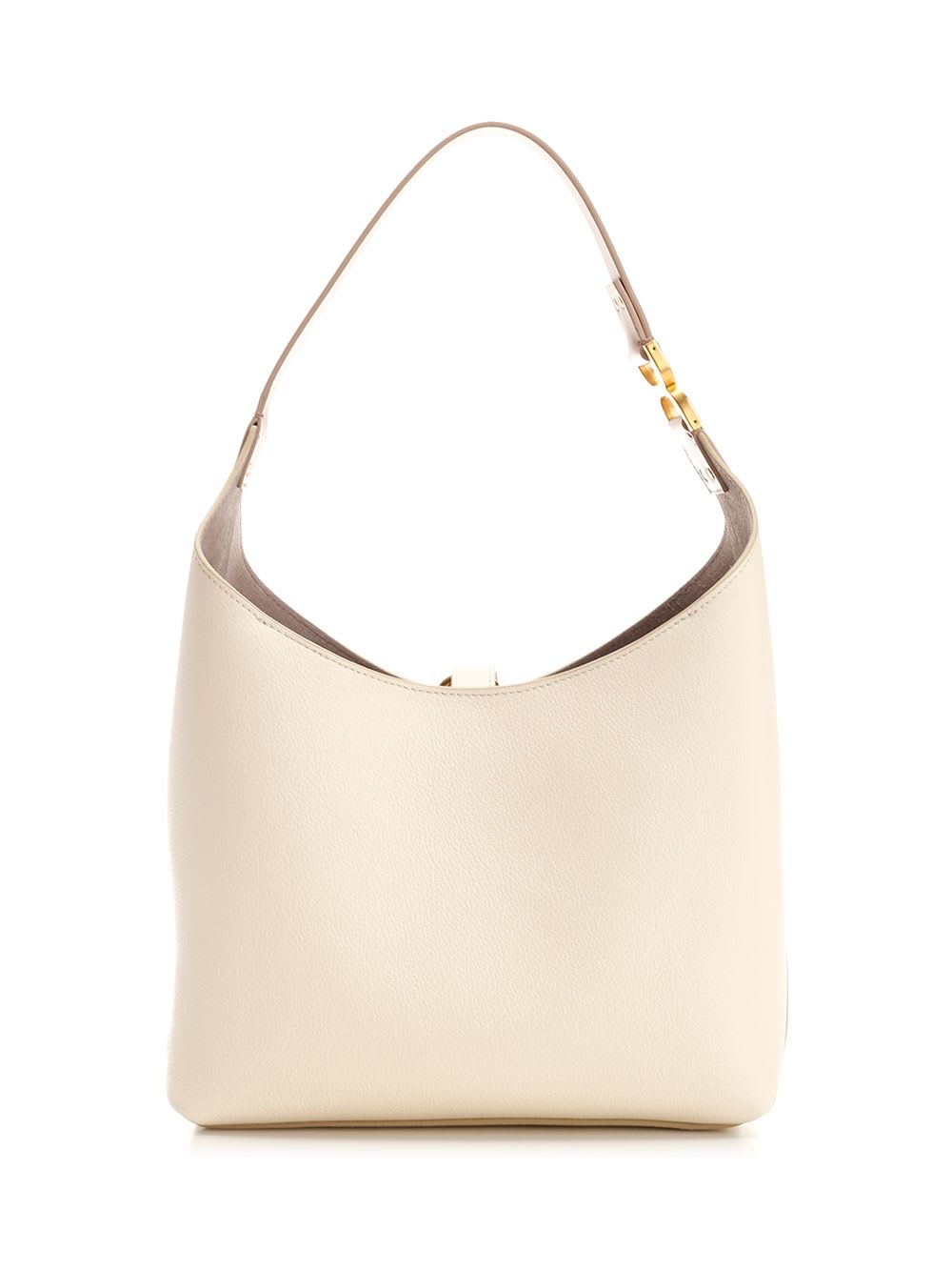 Shop Chloé Small Marcie Hobo Bag In White