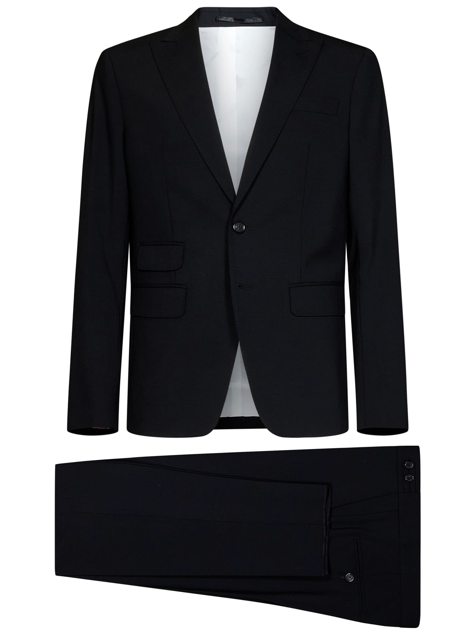 Shop Dsquared2 Suit In Black