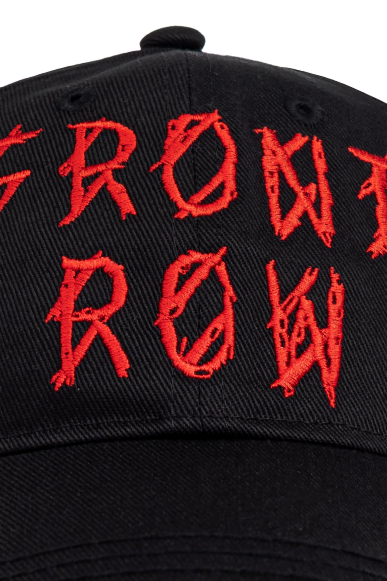 44 Label Group Front Row Cotton Gabardine Cap In Black