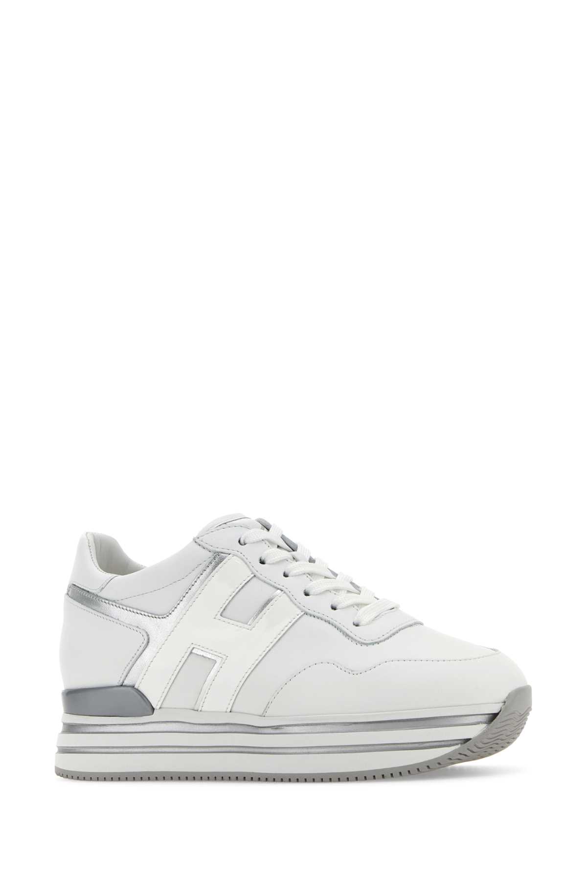 Hogan Two-tone Leather H483 Sneakers In 0351