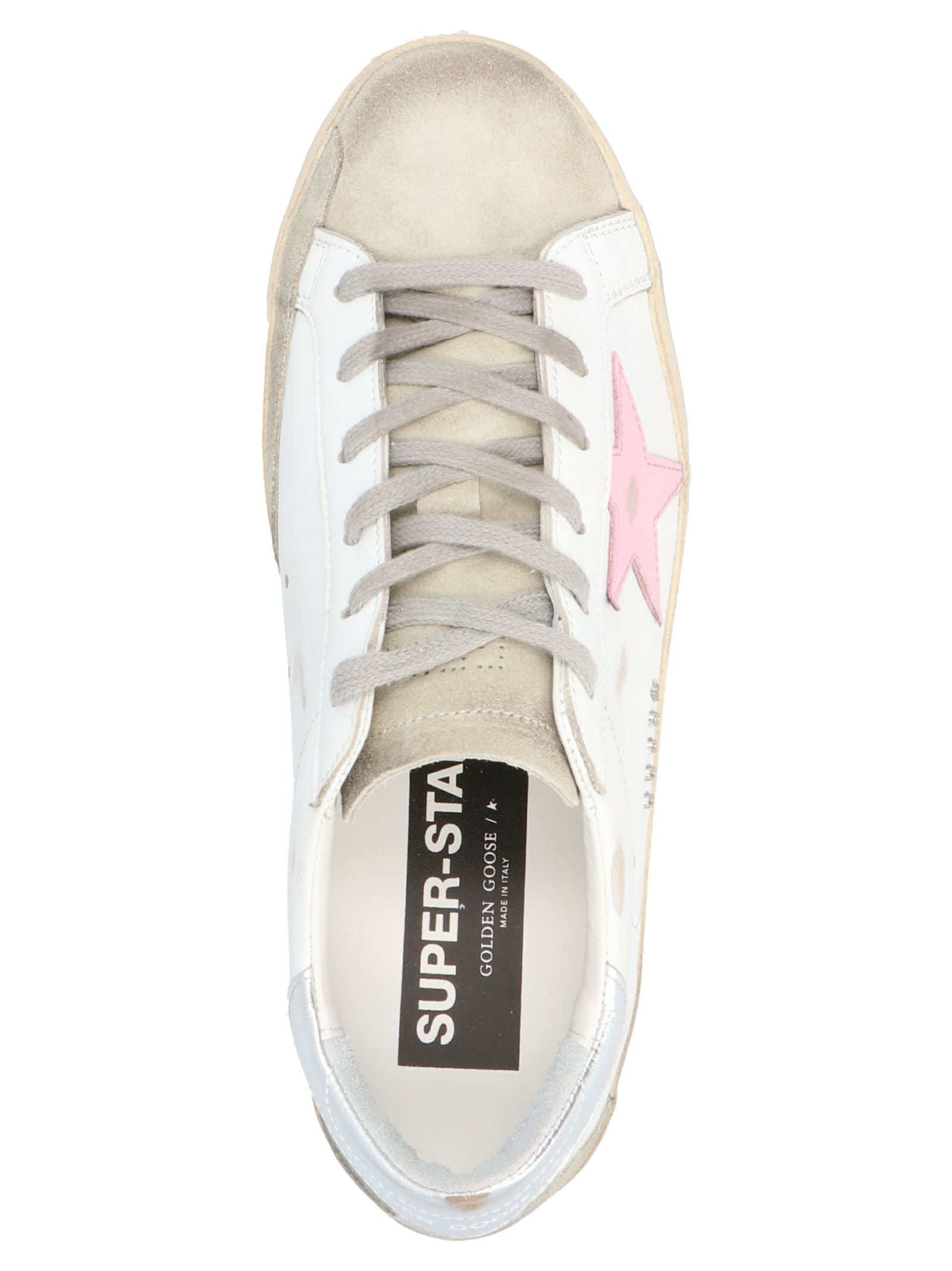 Shop Golden Goose Superstar Sneakers In White