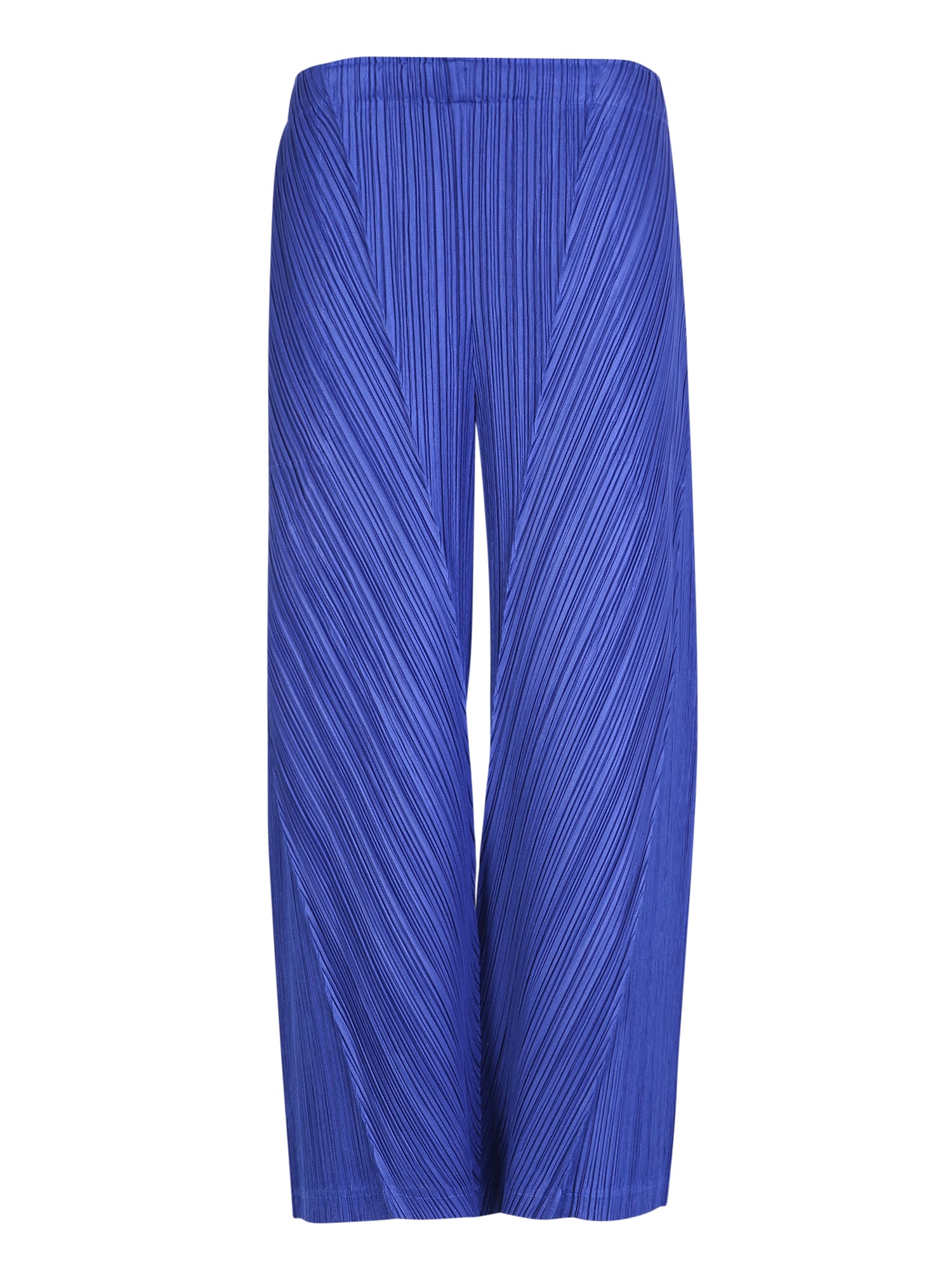 Issey Miyake Blue Pleated Trousers