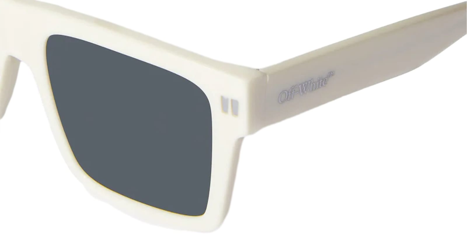 Shop Off-white Lawton - White / Dark Grey Sunglasses