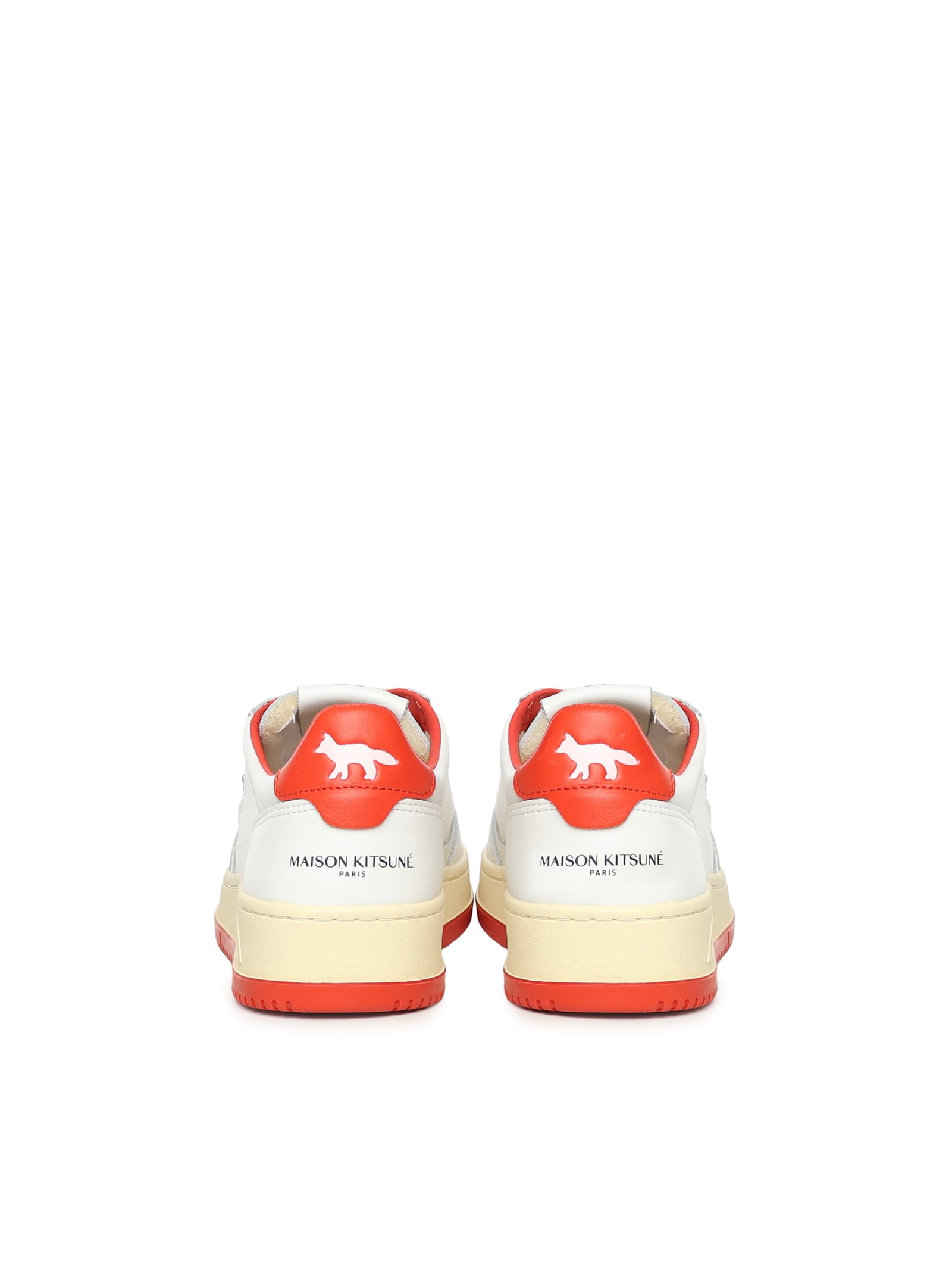 Autry X Maison Kitsune Medalist Low Top Sneakers In Multi