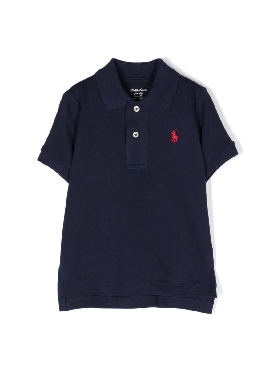 Shop Ralph Lauren Boy Polo-tops-knit In Blue