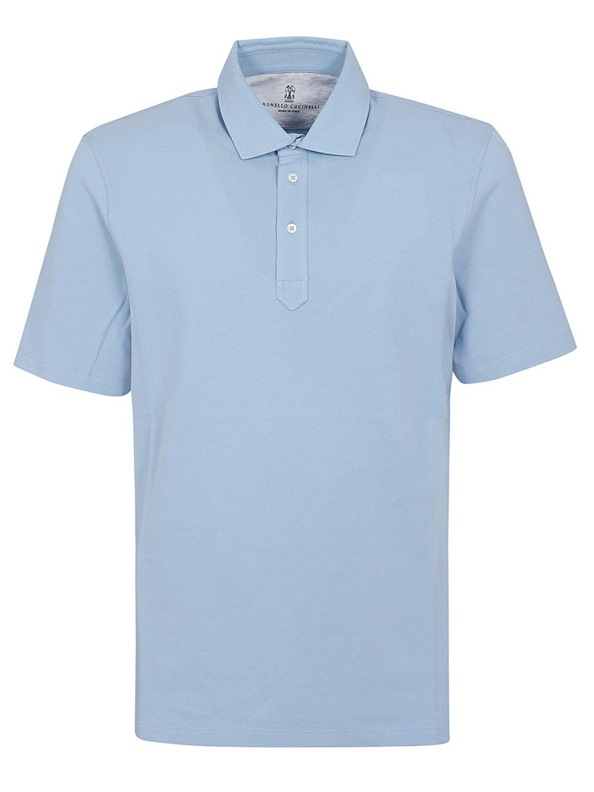 BRUNELLO CUCINELLI SHORT-SLEEVED POLO SHIRT