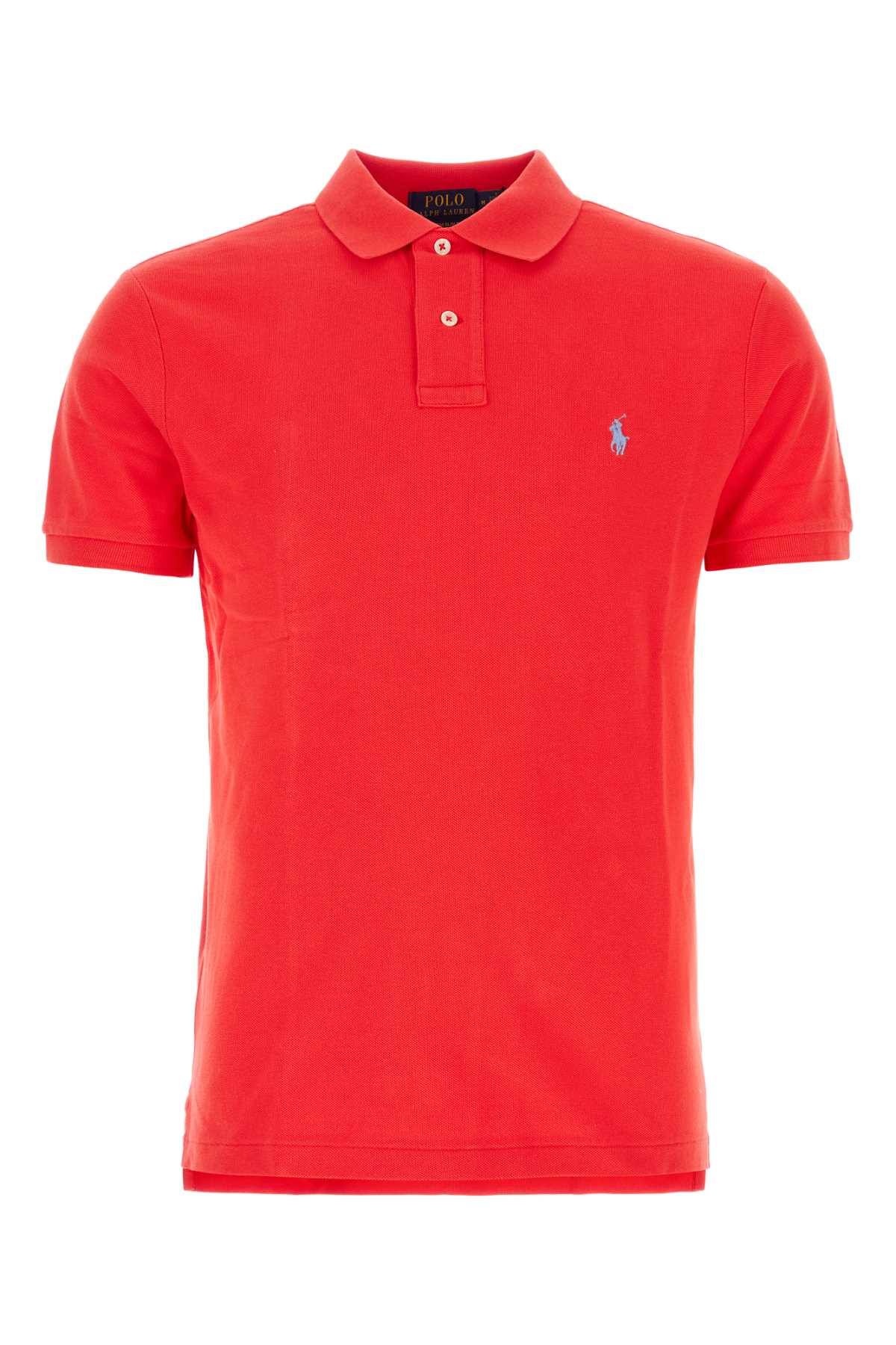 Shop Polo Ralph Lauren Red Piquet Polo Shirt