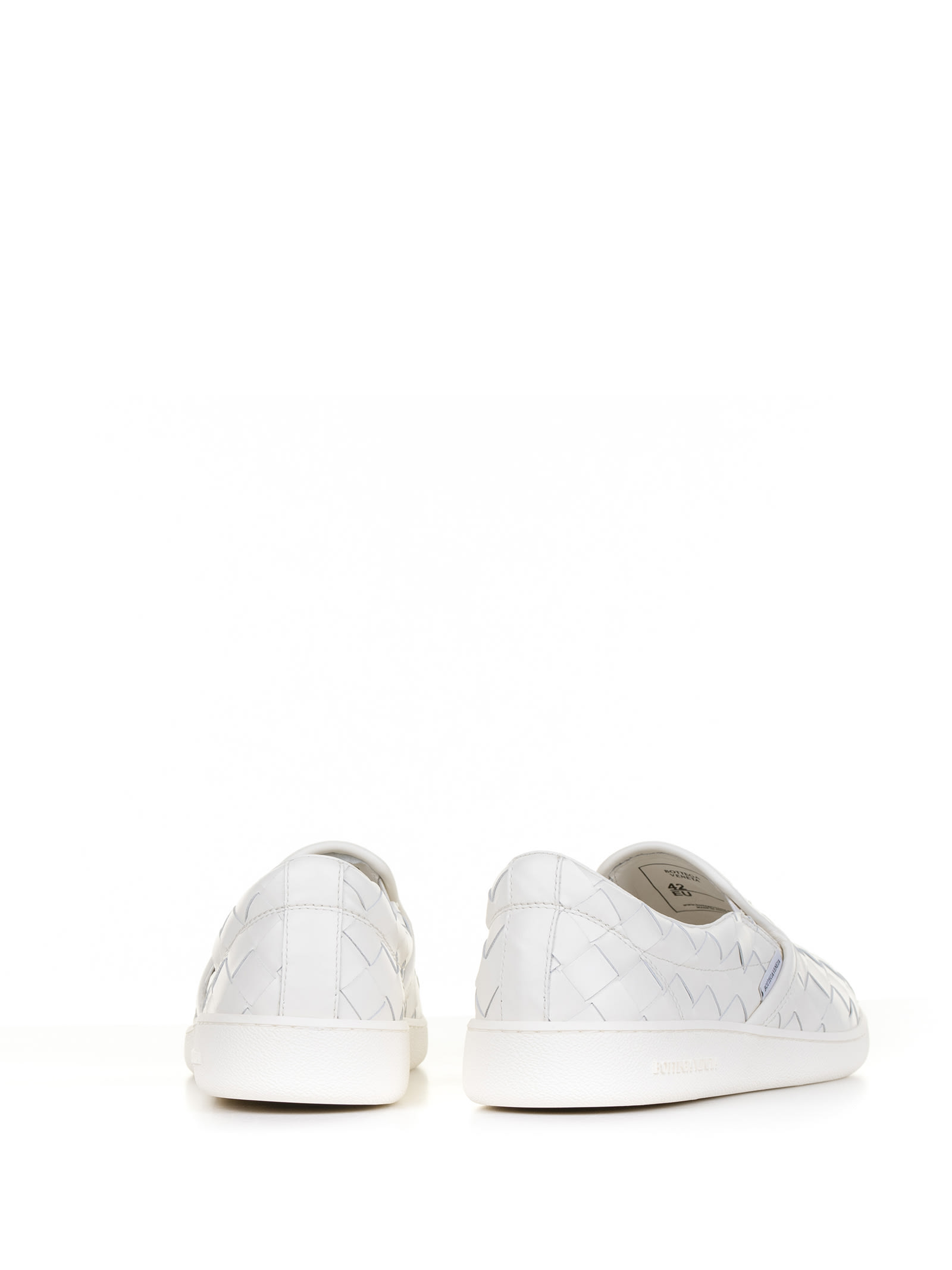 Shop Bottega Veneta Sneakers In White