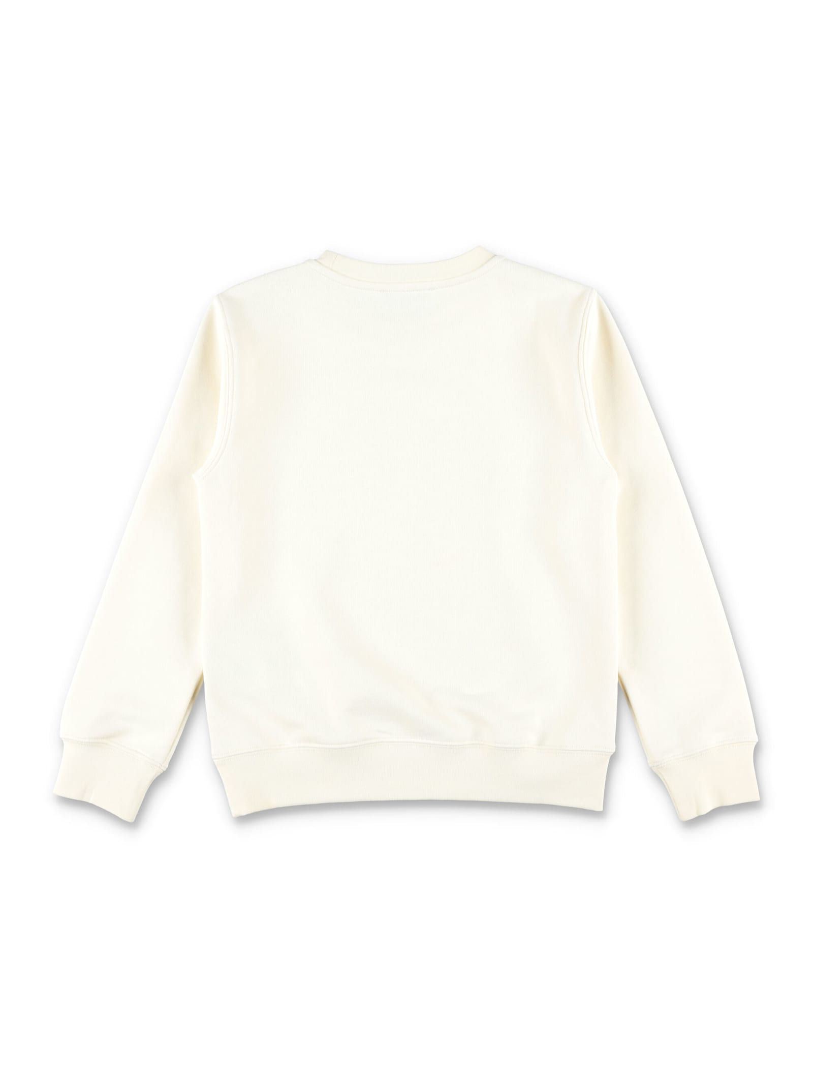 Golden Goose Fleece Logo In White/ Multi