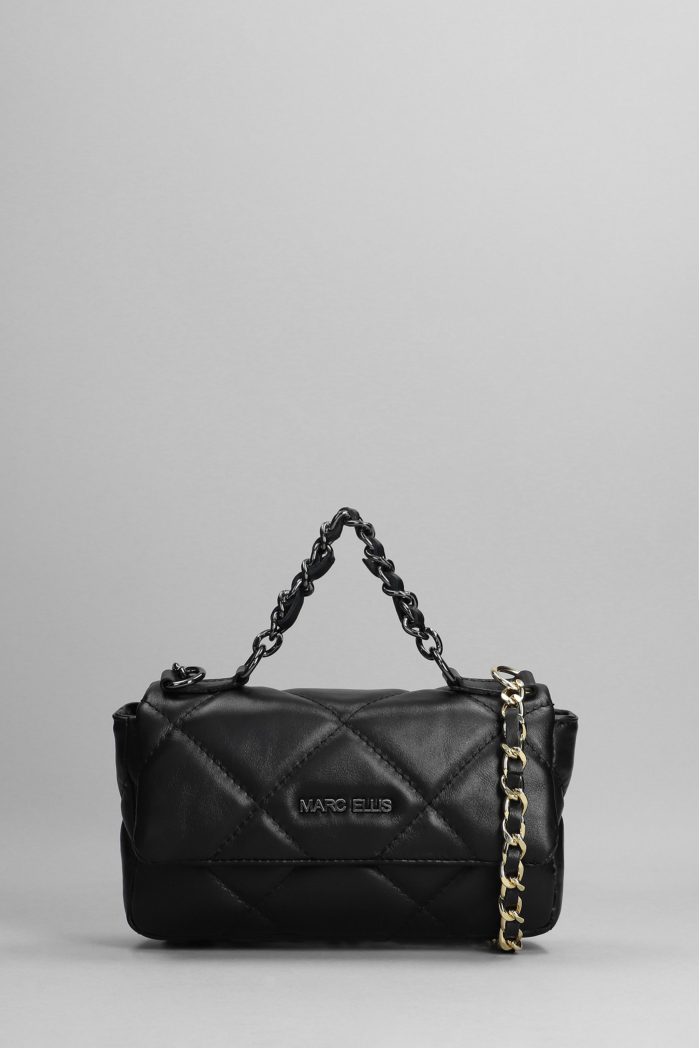 Marc Ellis Alyson S Hand Bag In Black Leather