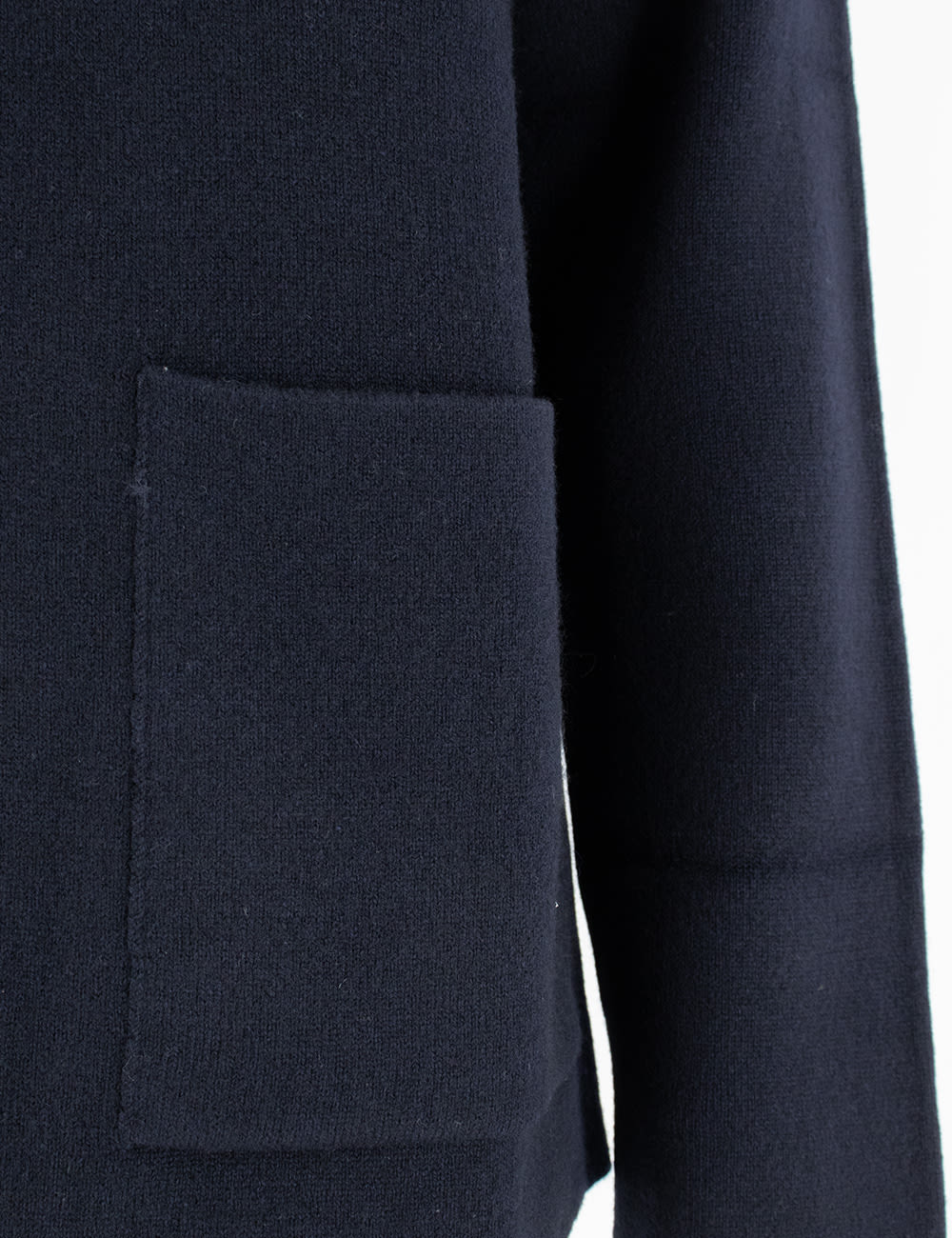 Shop Le Tricot Perugia Jacket In Dark Blue