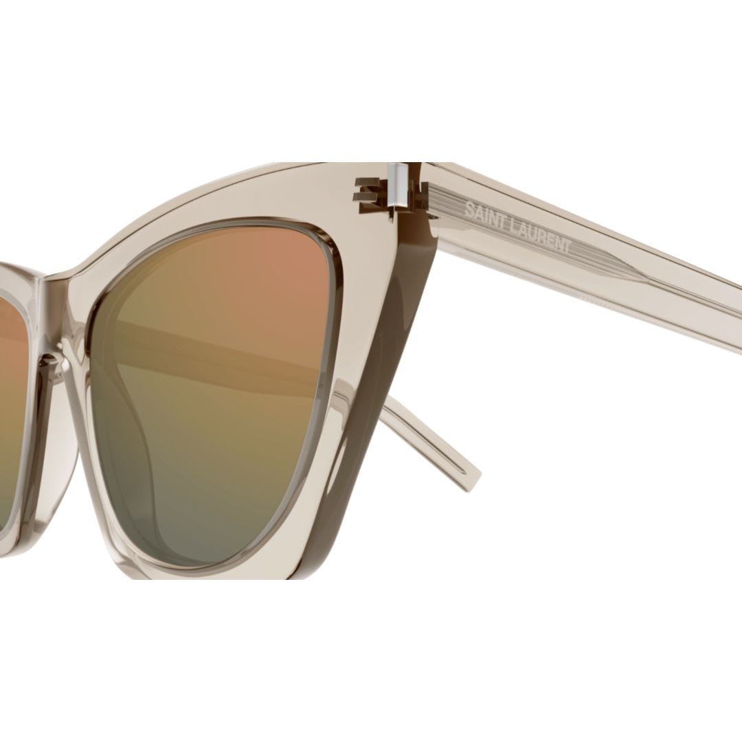 Saint Laurent Sl 214 Kate023-nude-nude-copper In Brown