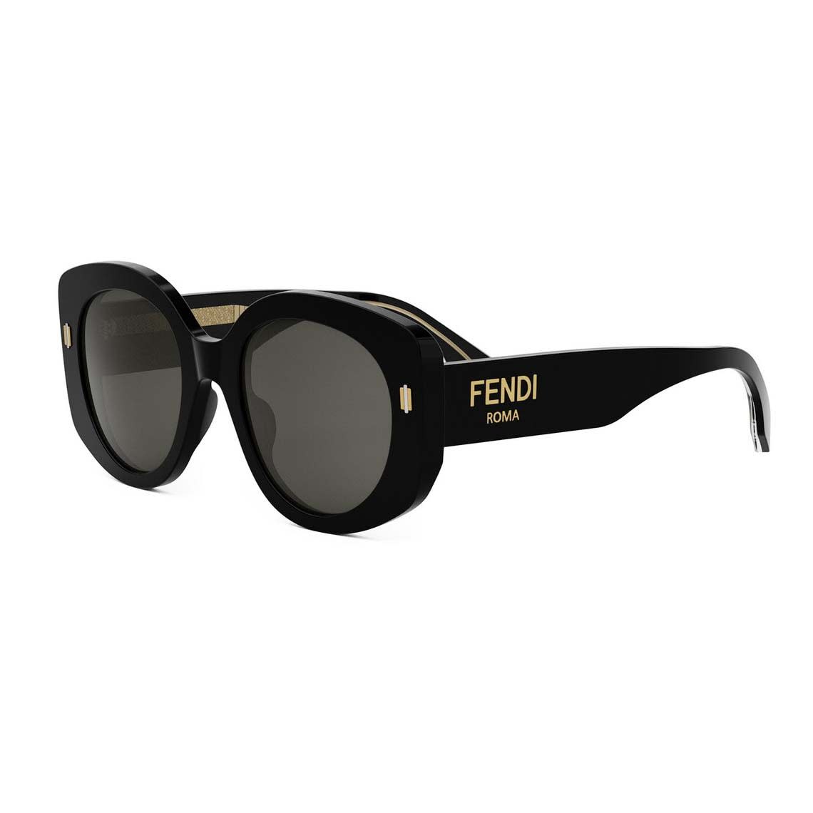 Shop Fendi Sunglasses In Nero/grigio