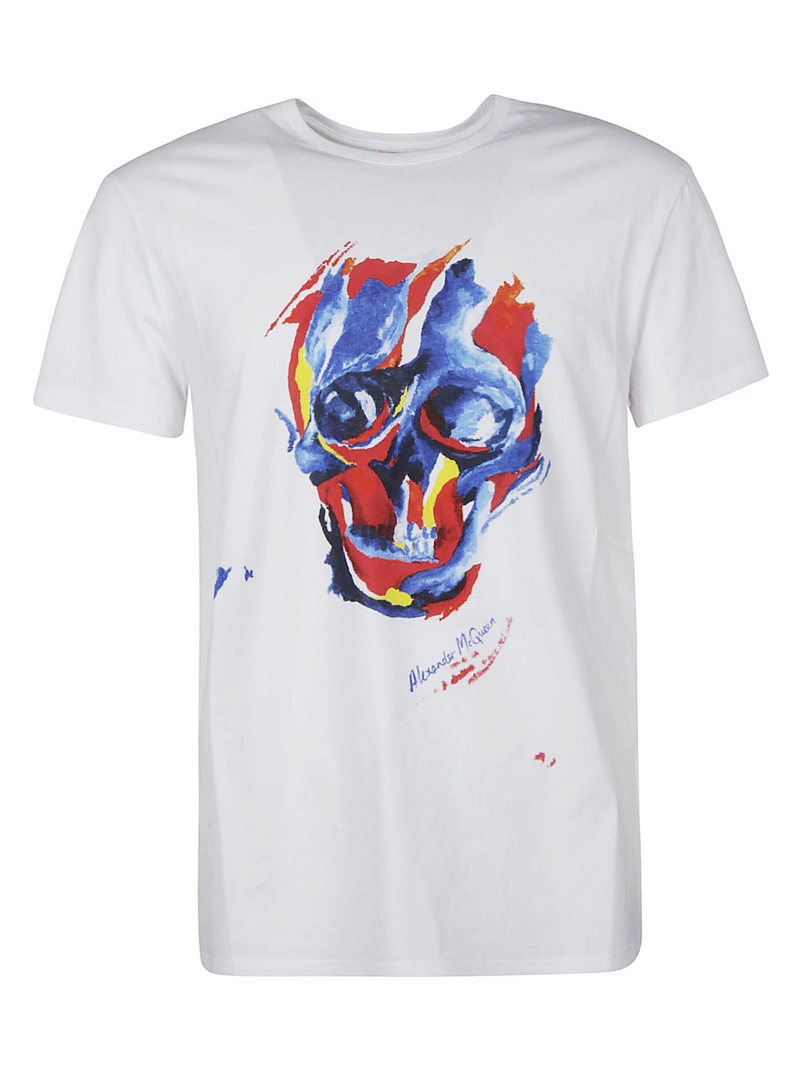 Alexander McQueen Skull Paint T-shirt