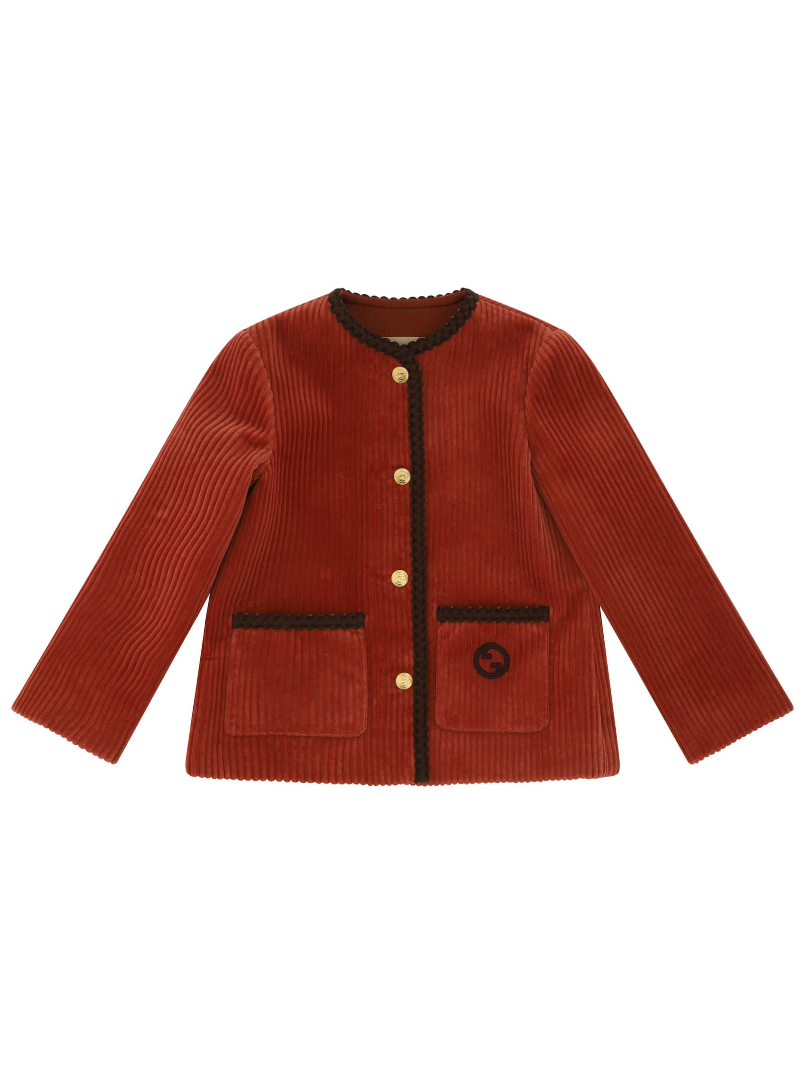 Gucci Kids' Jacket For Boy In Brown