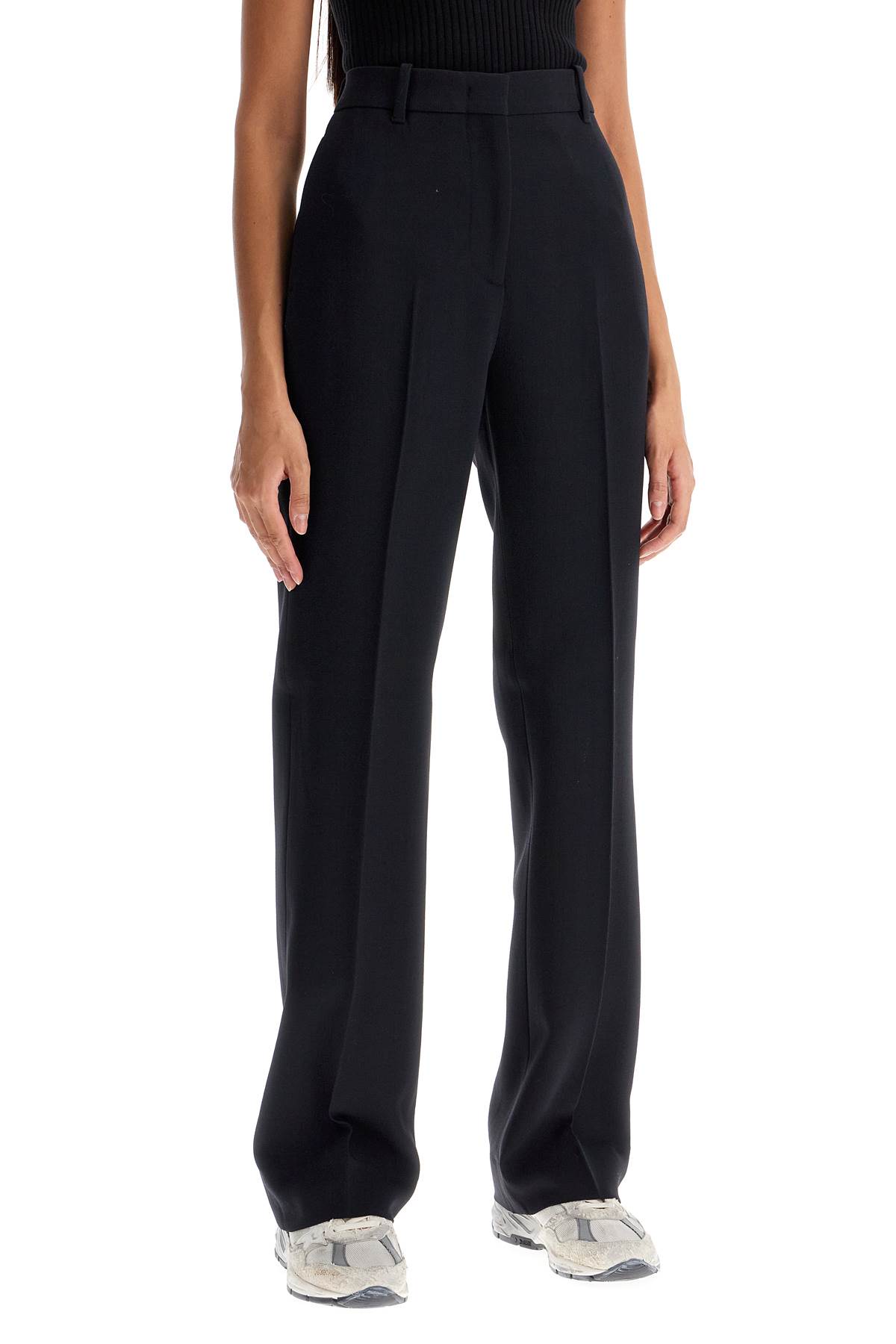 Golden Goose Tailored Crepe Trousers For In Polar Night (blue)