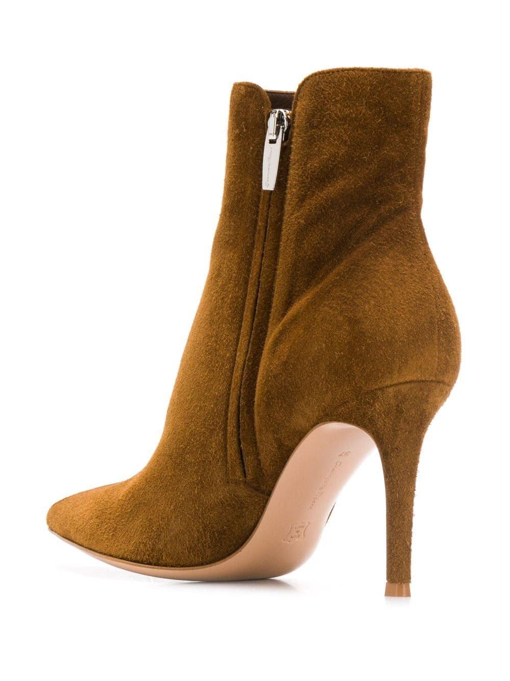 Shop Gianvito Rossi Levy Ankle Boots