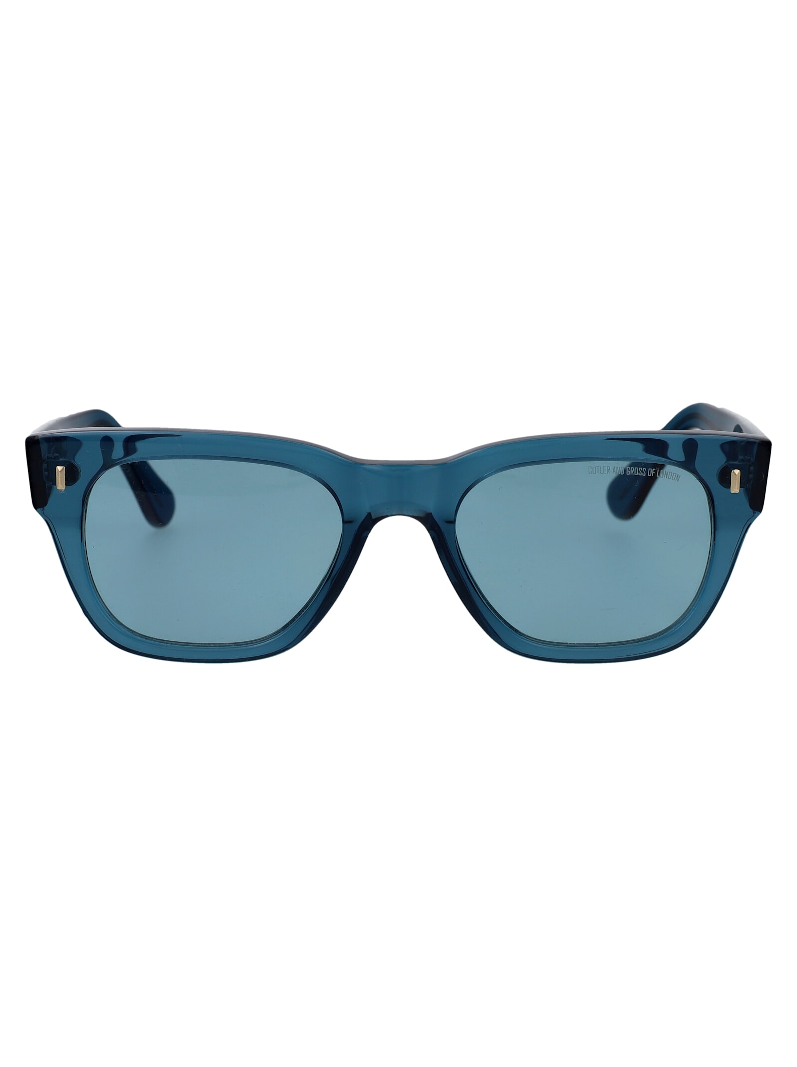 Shop Cutler And Gross Cgsn-0772v2-52 Sunglasses In 04 Blue Petrol