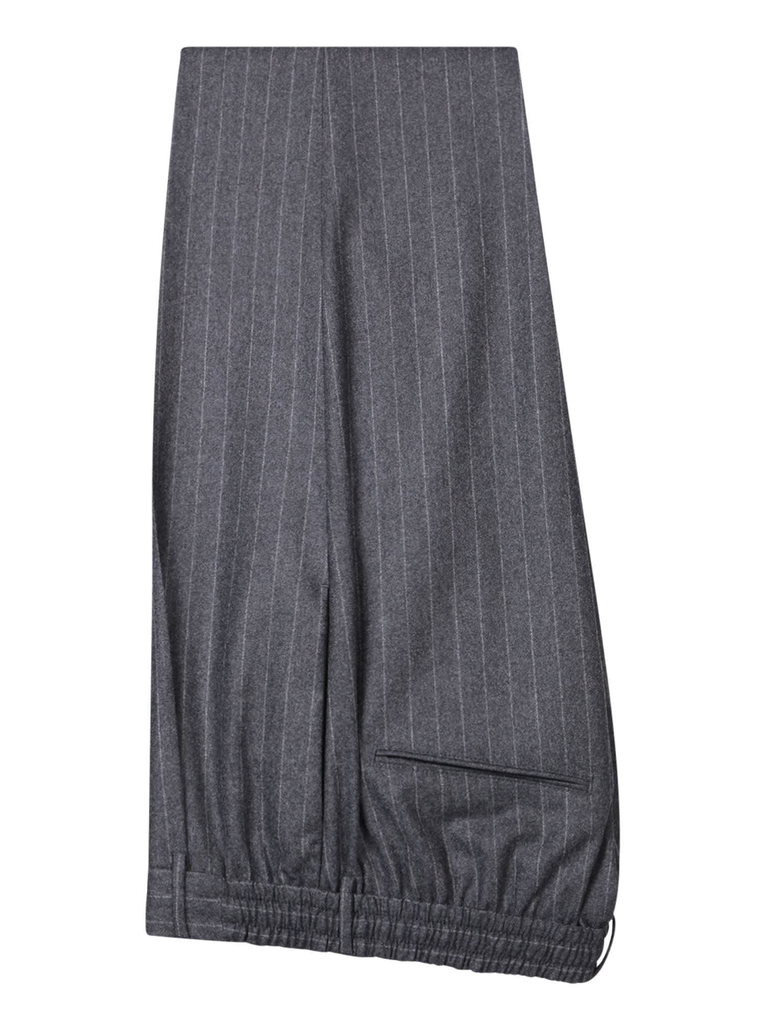 Shop Tagliatore Grey Pinstripe Suit