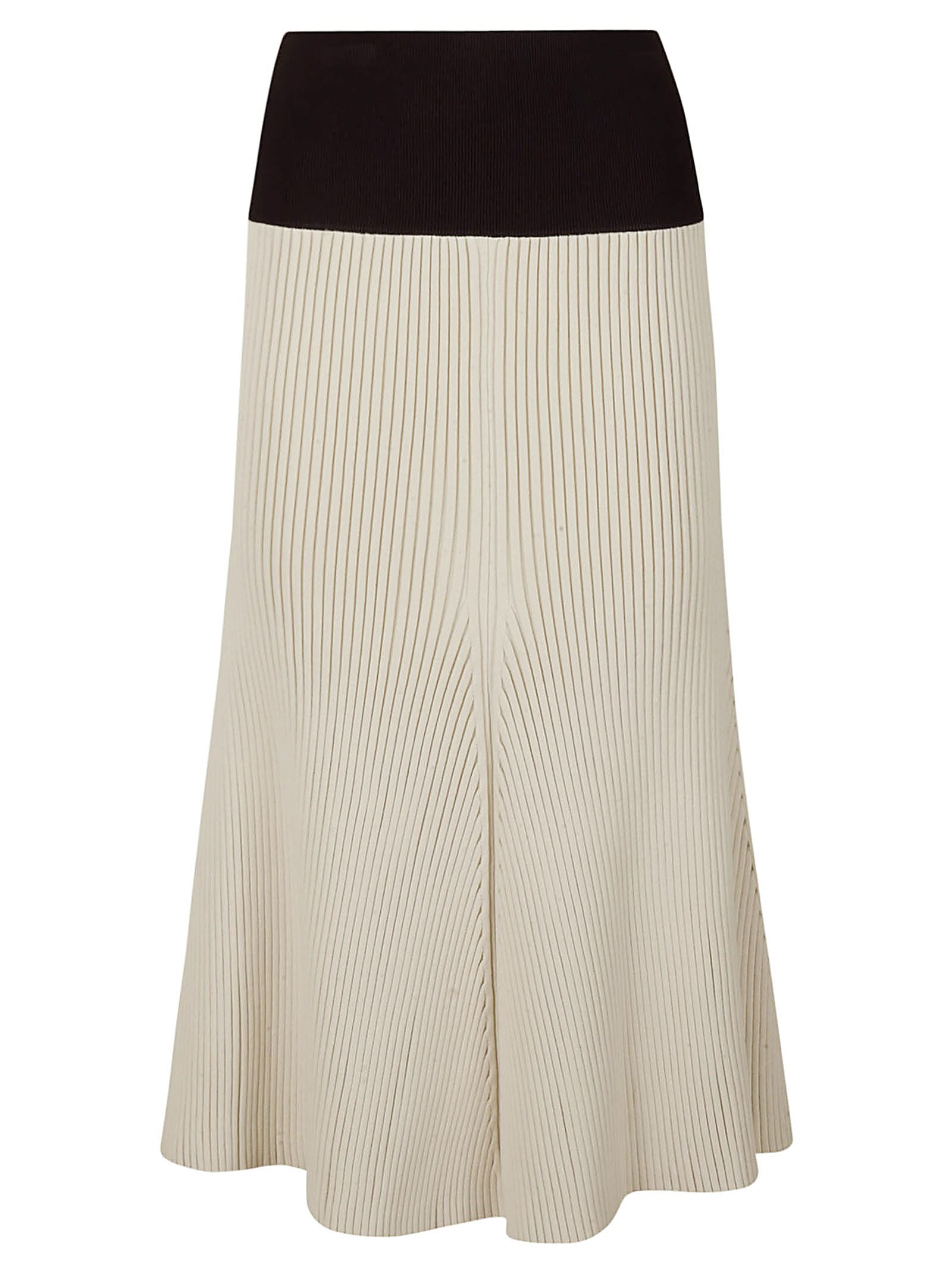 TORY BURCH RIBBED SWEATER SKIRT
