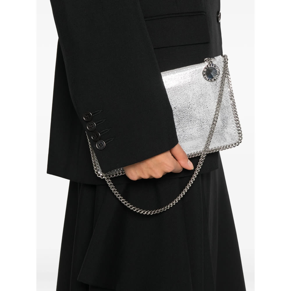 Stella Mccartney Shoulder Bag Pochette Falabella In Gray