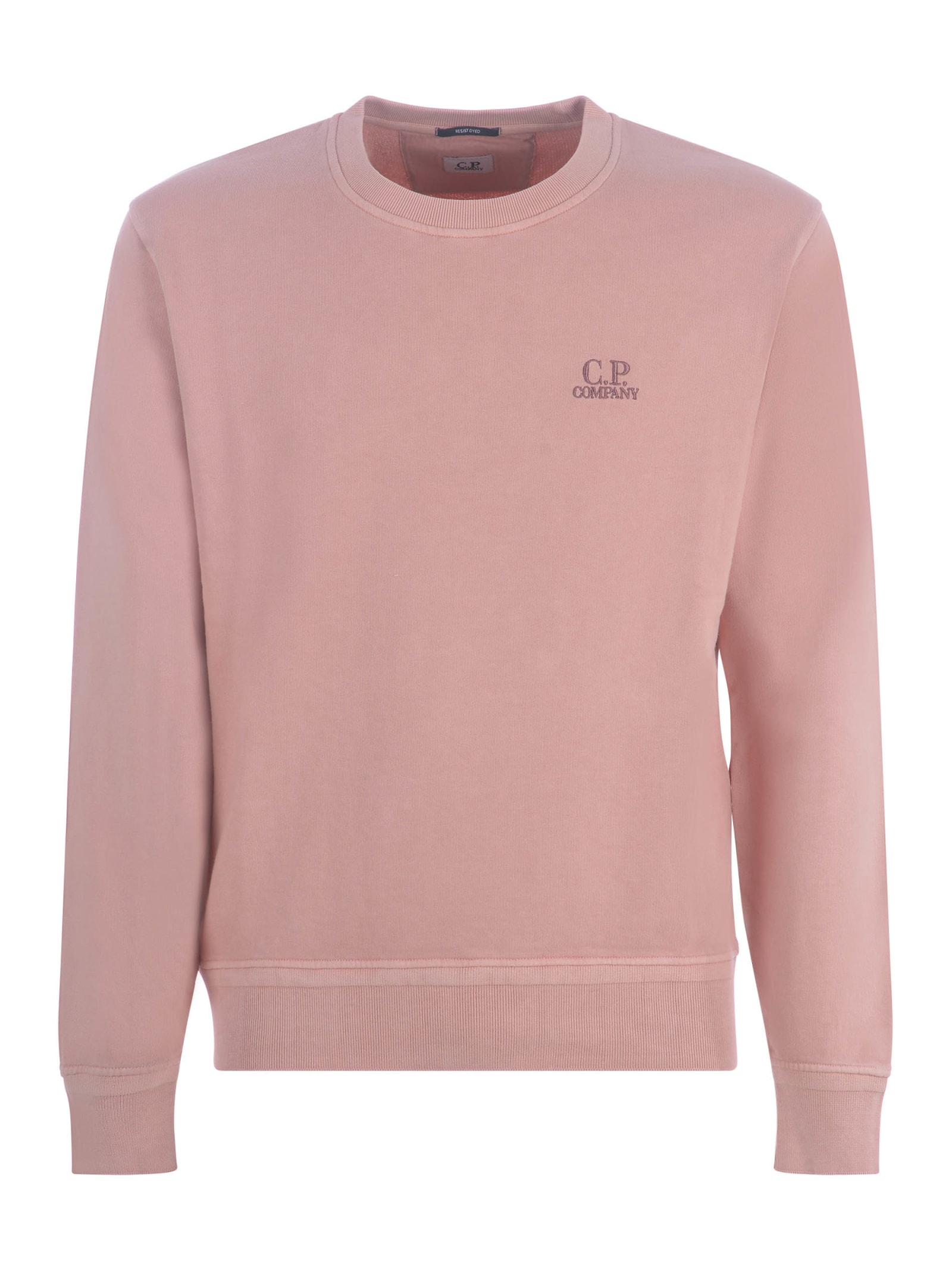 Shop C.p. Company Sweatshirt  In Cotton In Pink