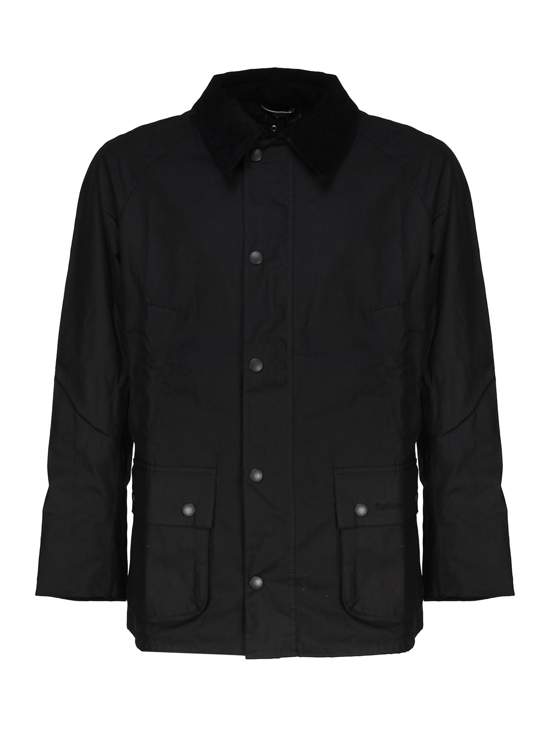 Shop Barbour Ashby Waxed Jacket In Black Classic