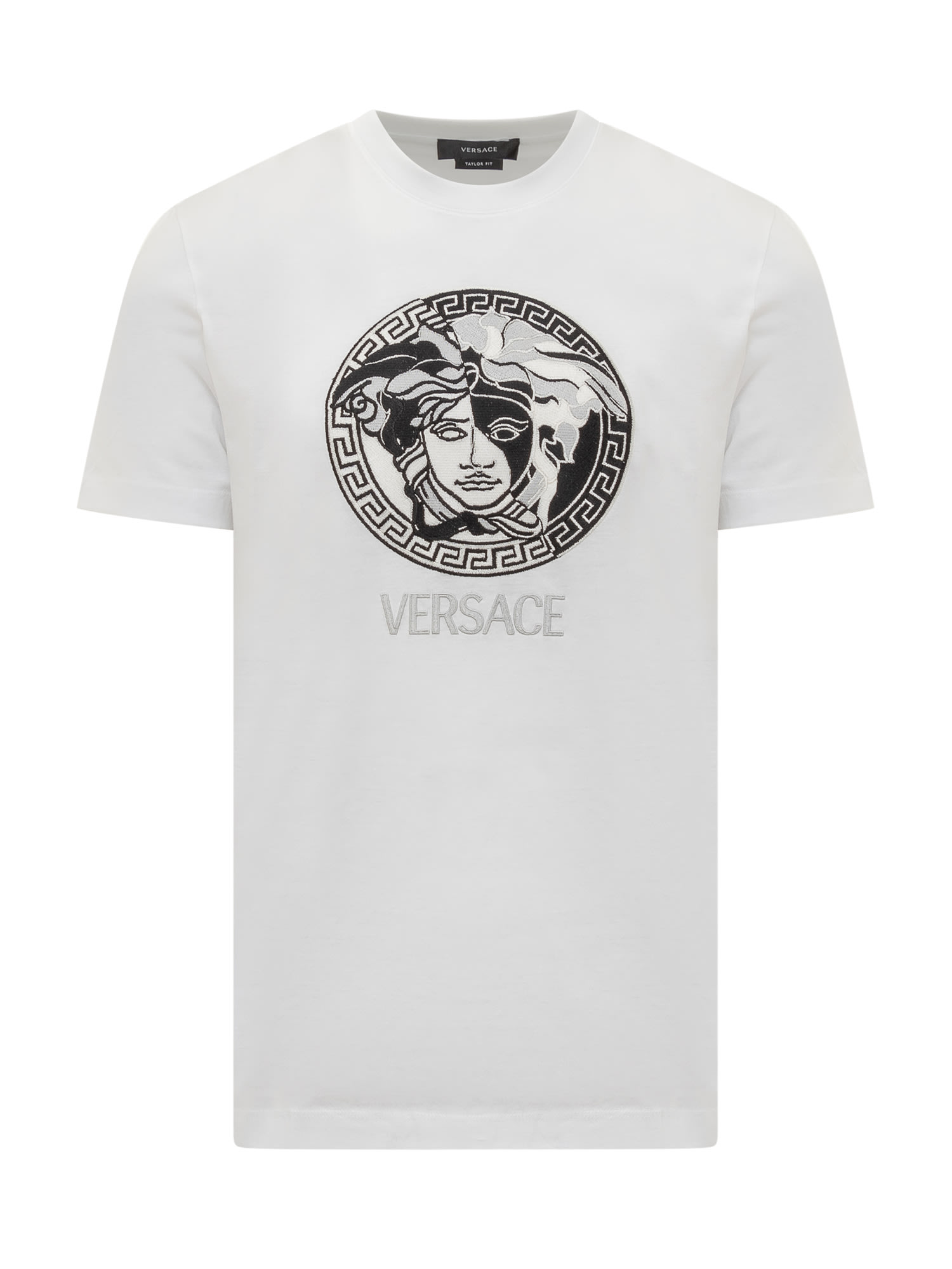 Shop Versace Medusa T-shirt In Bianco