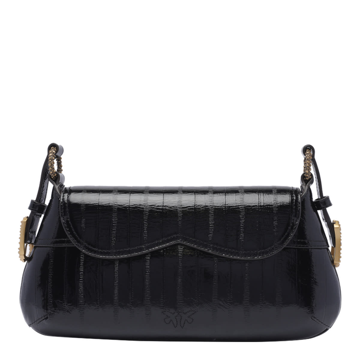 Shop Pinko 520 Shoulder Bag In Black