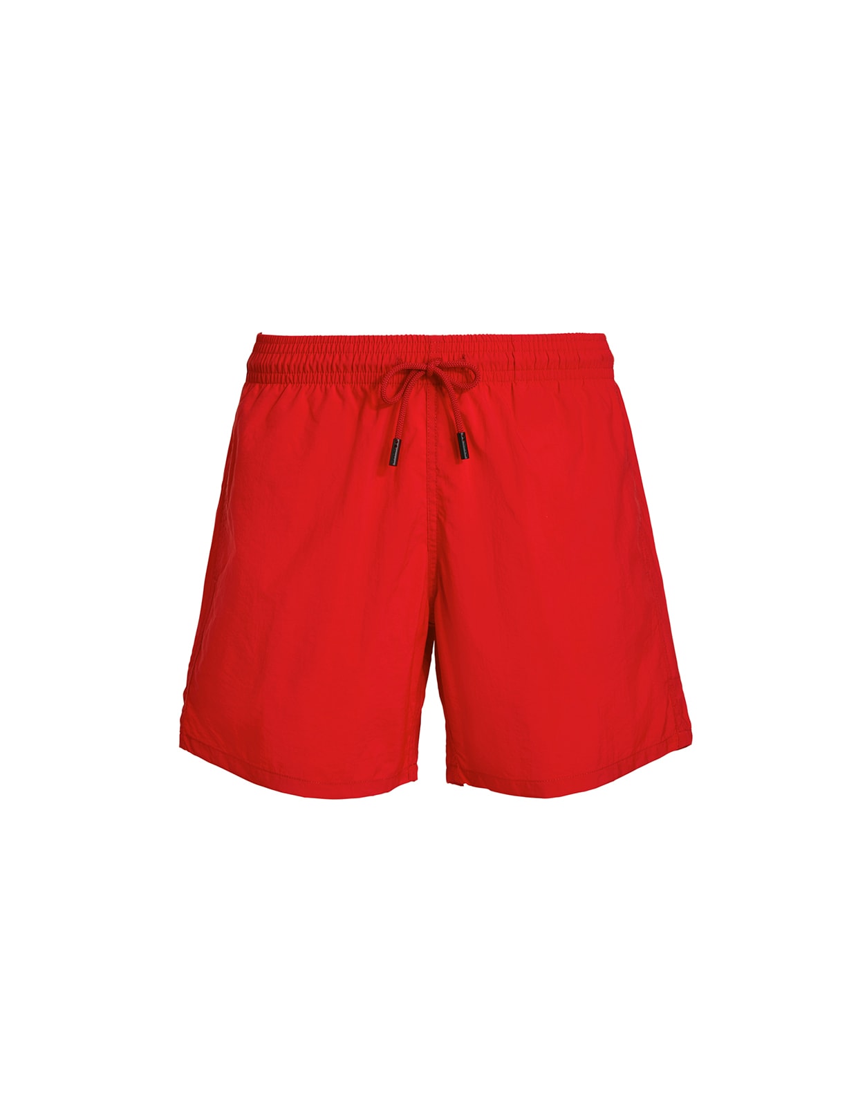 ETRO RED SWIM SHORTS WITH WATER-REACTIVE LOGO AND PEGASUS