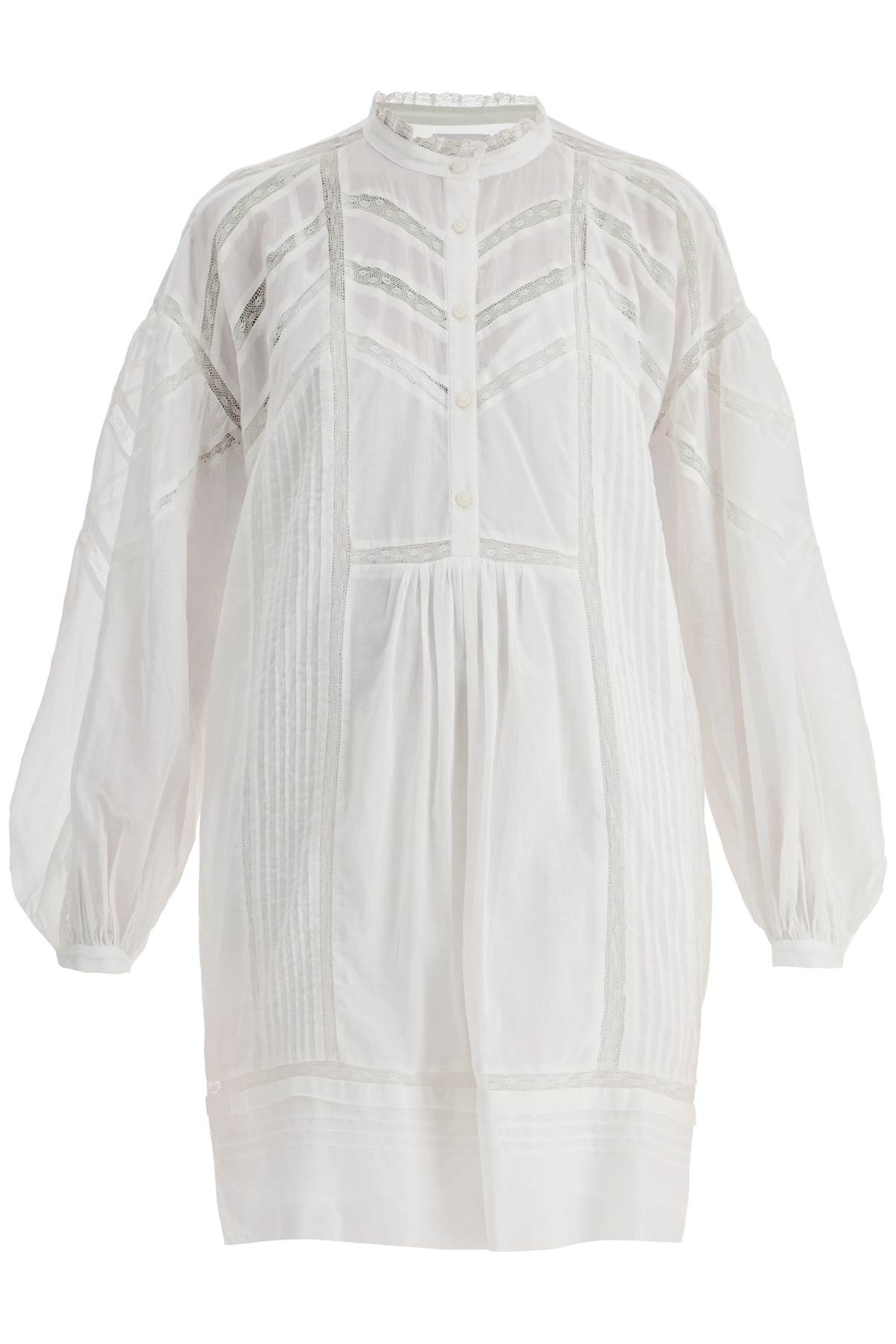 Shop Marant Etoile Galia Mini Dress In White (white)